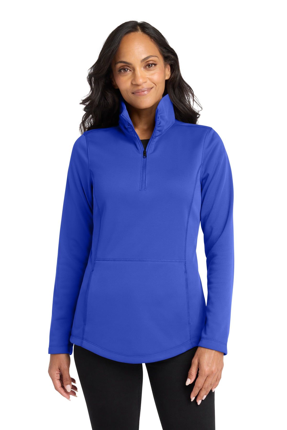 Port Authority Women's Smooth Fleece 1/4-Zip L804 in True Royal