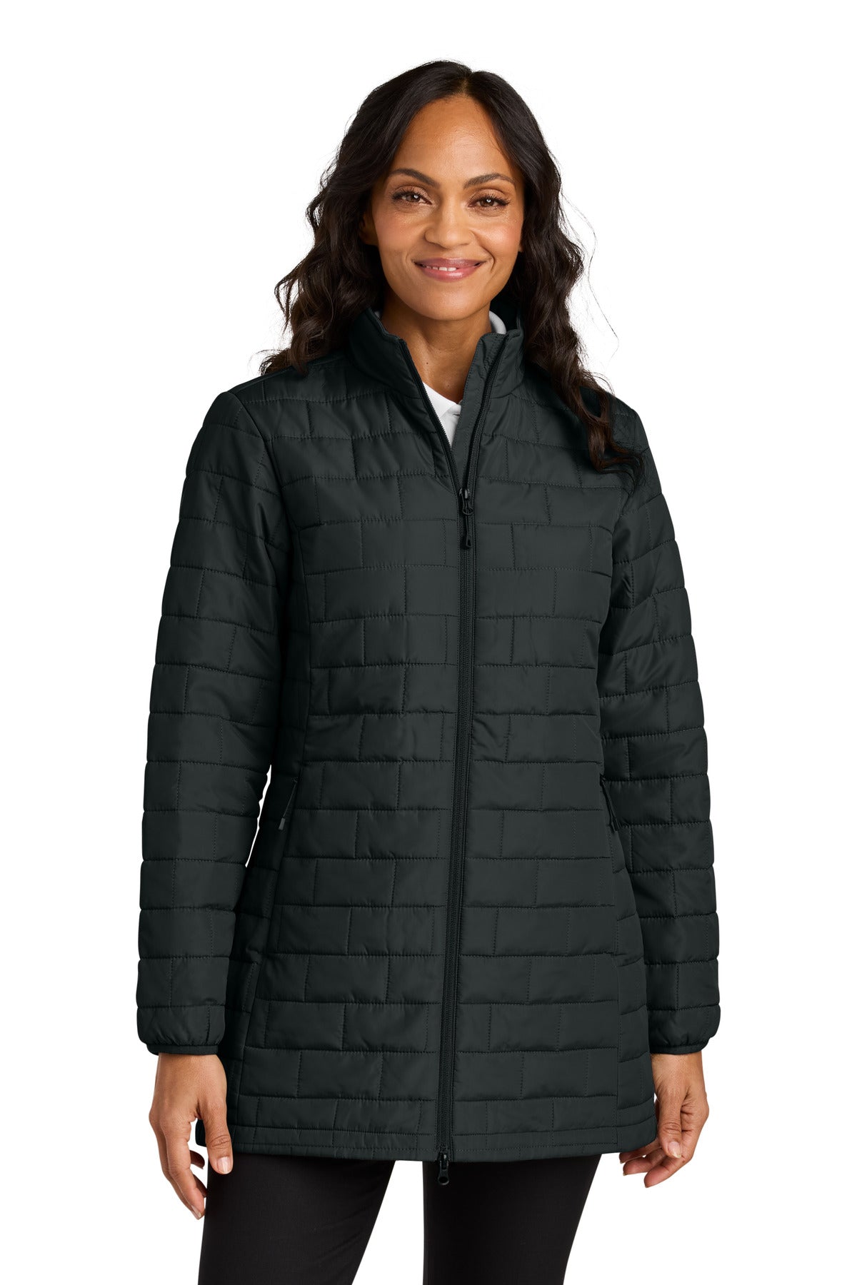 Port Authority Women's C-FREE Brick Jacket L854 in Deep Black
