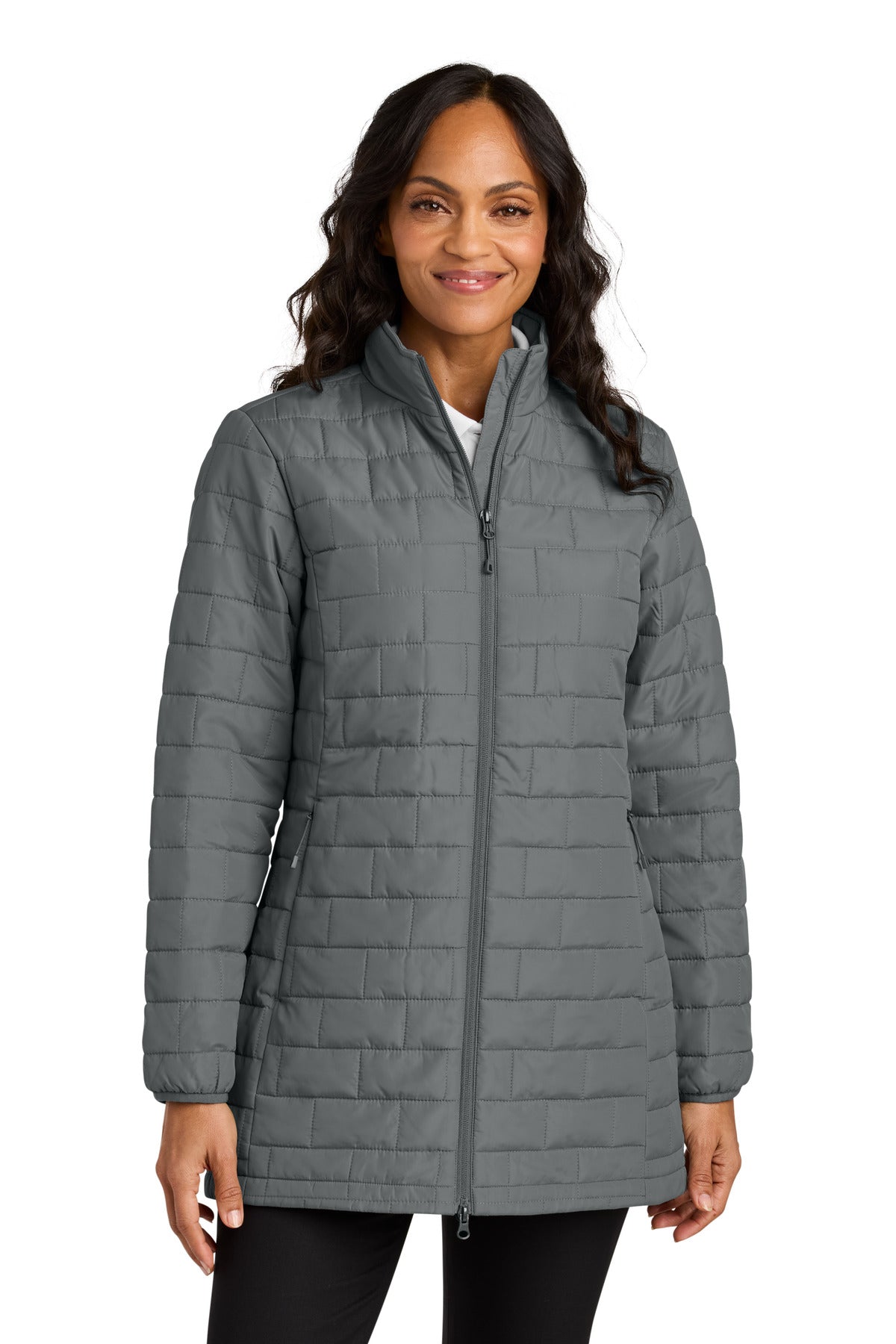 Port Authority Women's C-FREE Brick Jacket L854 in Smoke Grey