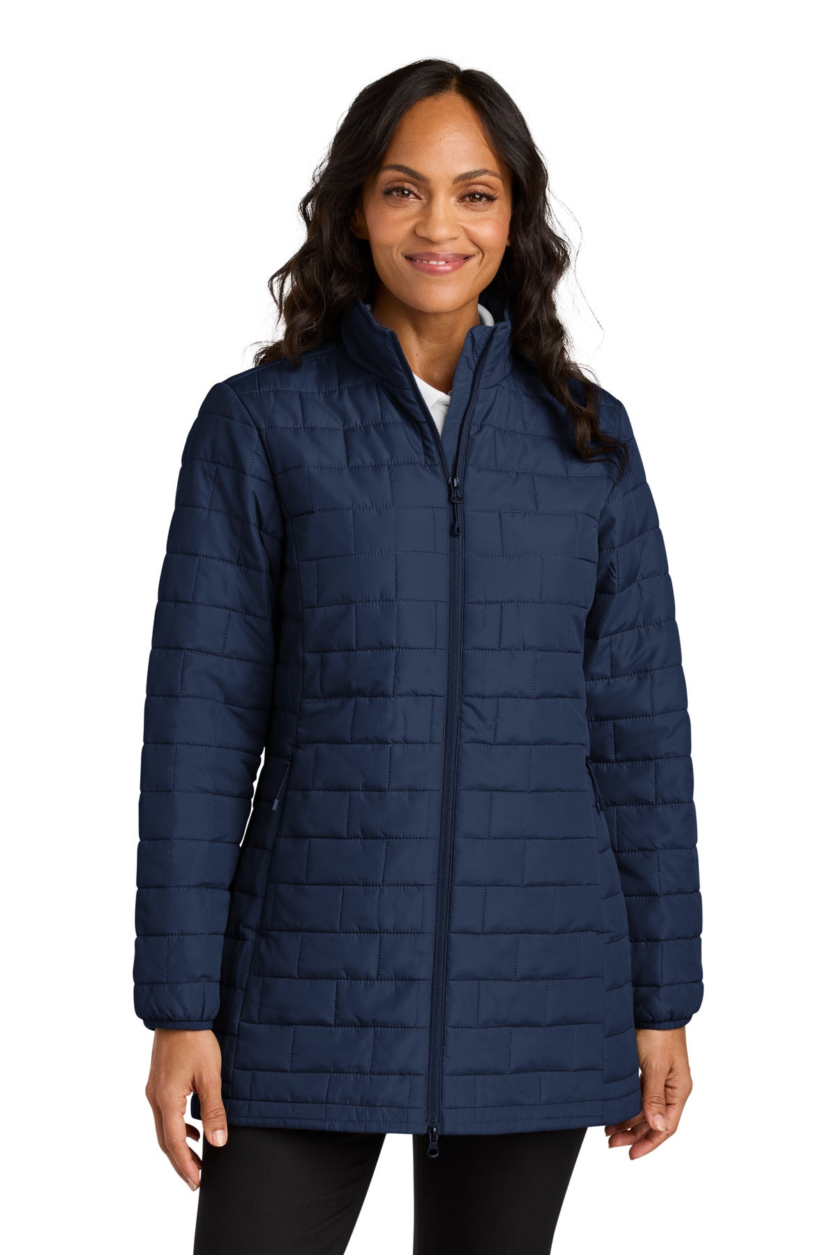 Port Authority Women's C-FREE Brick Jacket L854 in True Navy