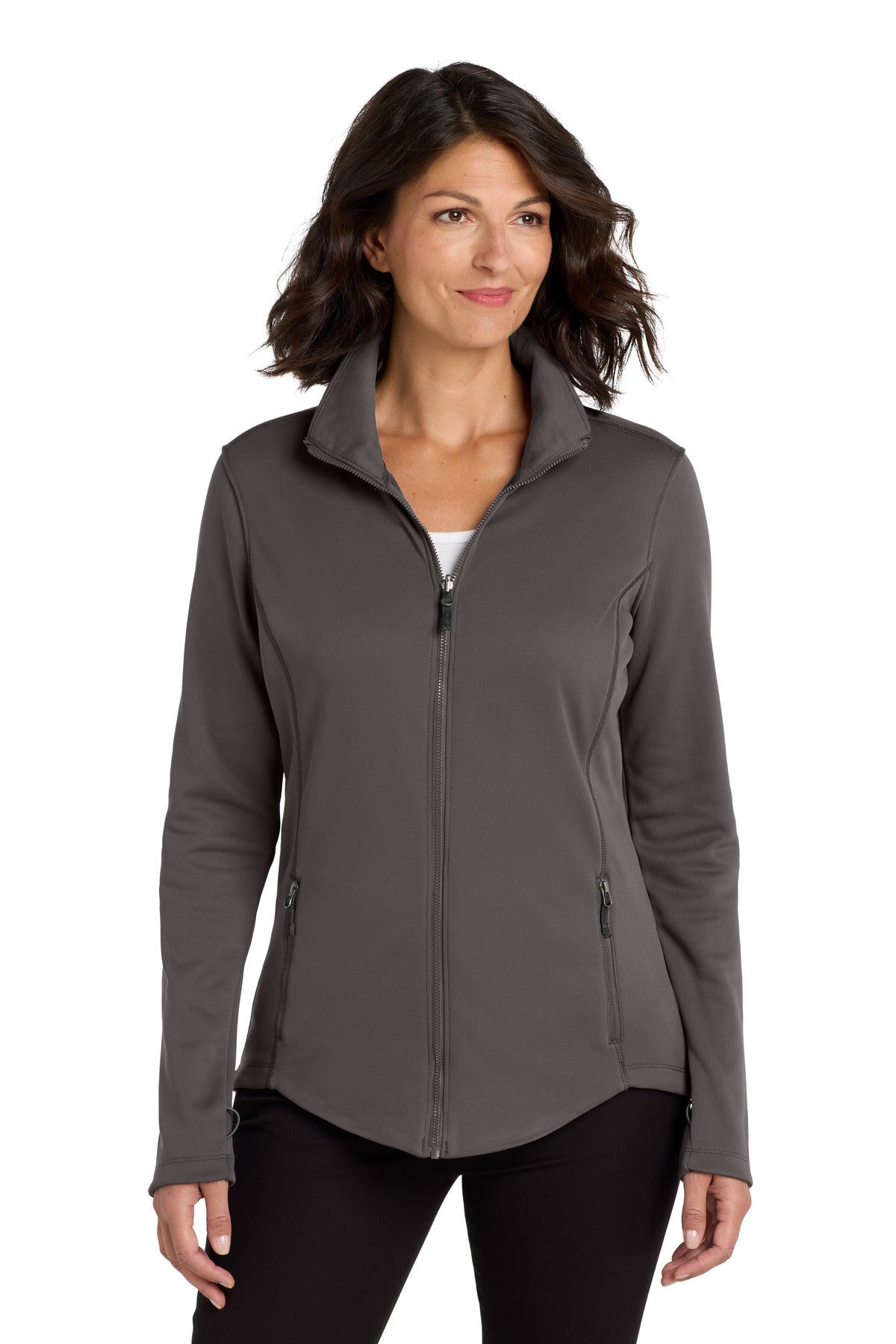 Port Authority  Women's Collective Smooth Fleece Jacket. L904 in Graphite