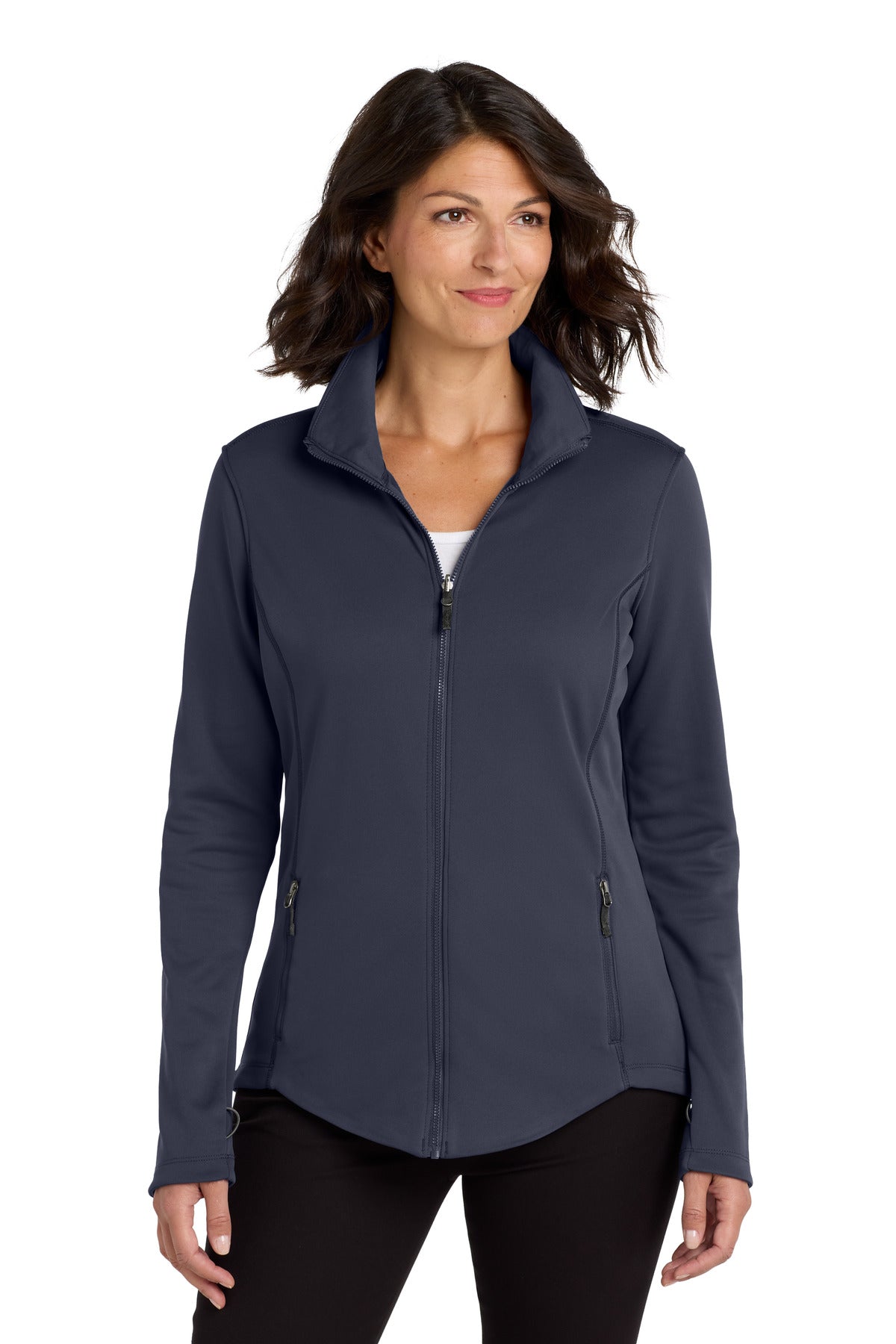 Port Authority  Women's Collective Smooth Fleece Jacket. L904 in River Blue Navy