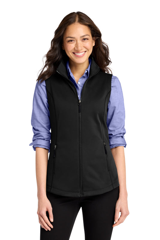 Port Authority Women's Collective Smooth Fleece Vest L906 in Deep Black