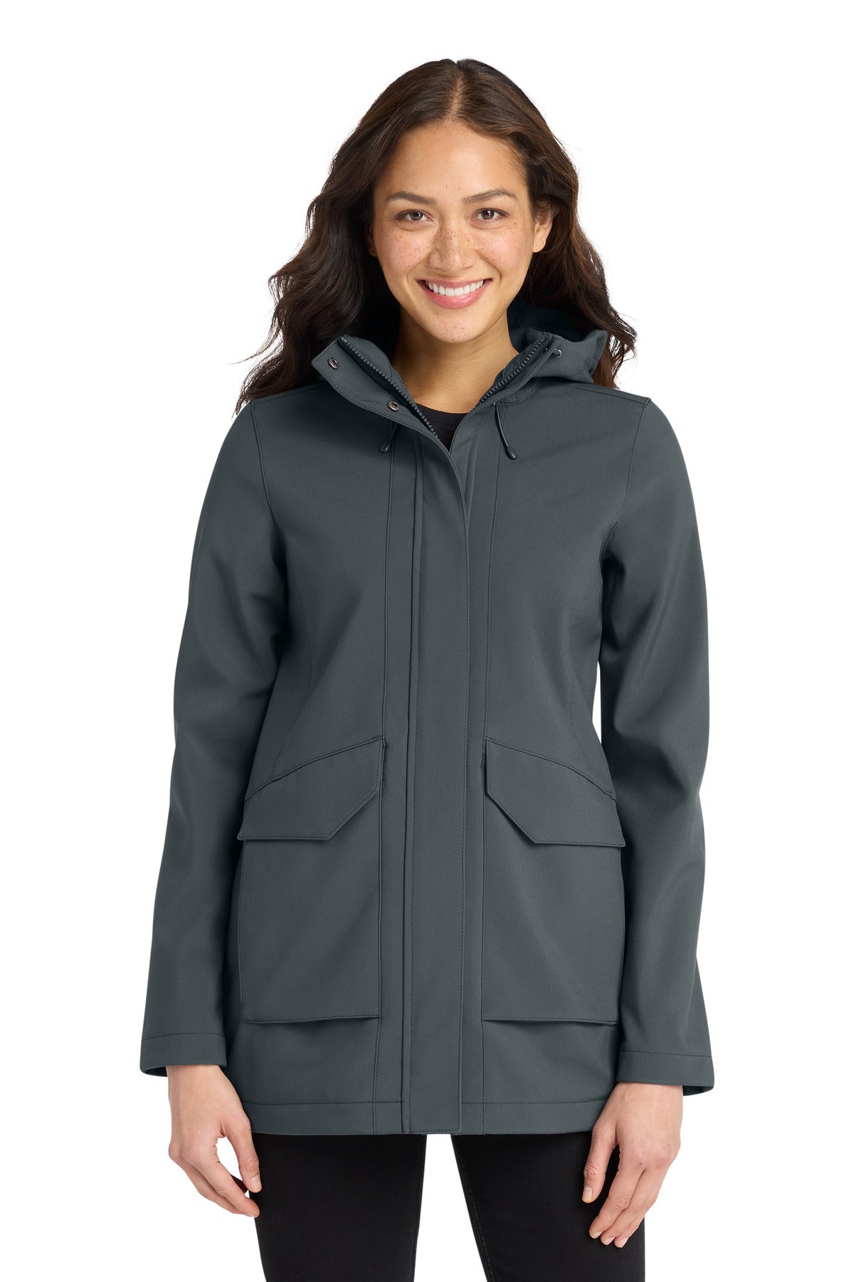 Port Authority Women's Collective Outer Soft Shell Parka L919 in Graphite