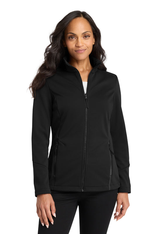 Port Authority Women's Collective Tech Soft Shell Jacket L921 in Deep Black
