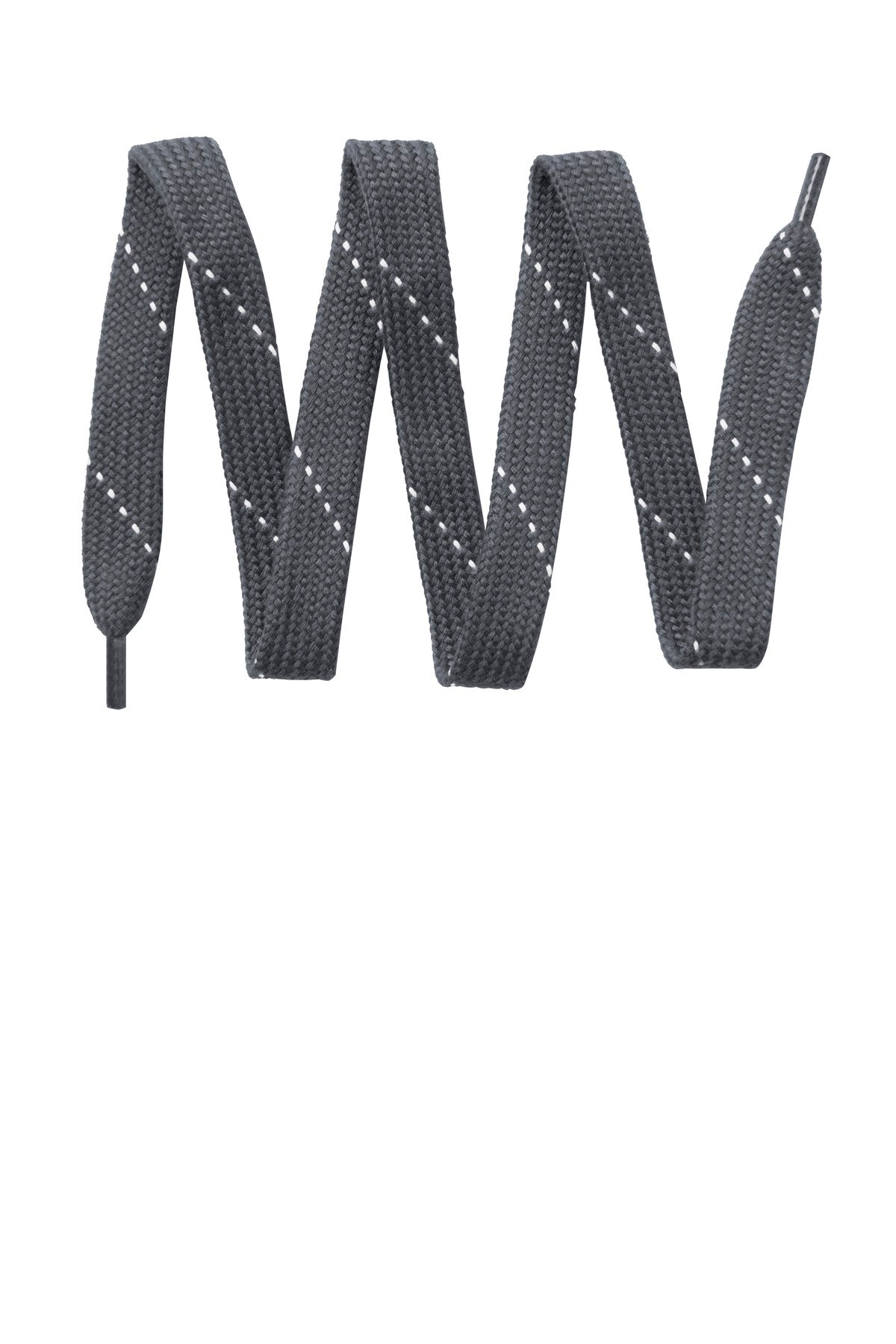 Sport-Tek Laces. LACE in Graphite/ White