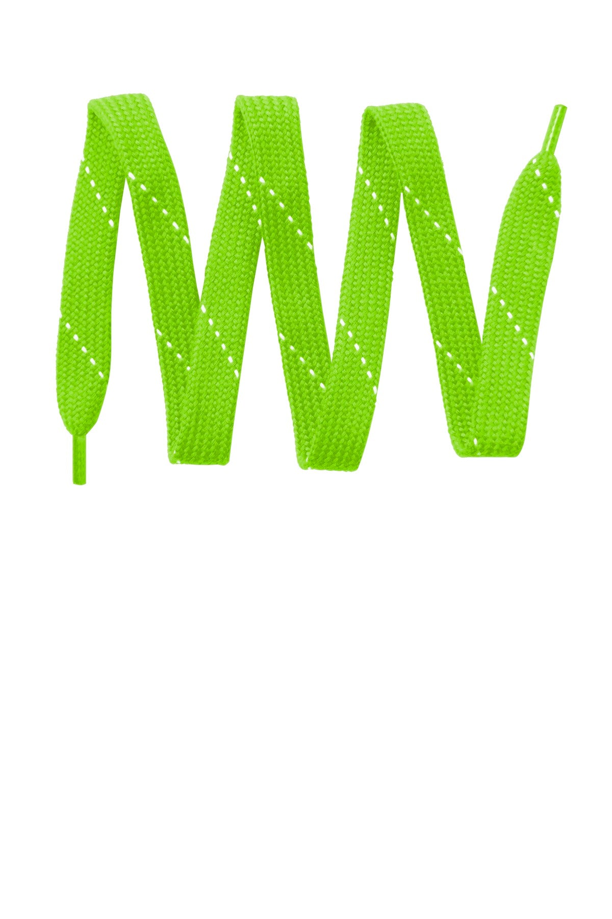 Sport-Tek Laces. LACE in Neon Green/ White