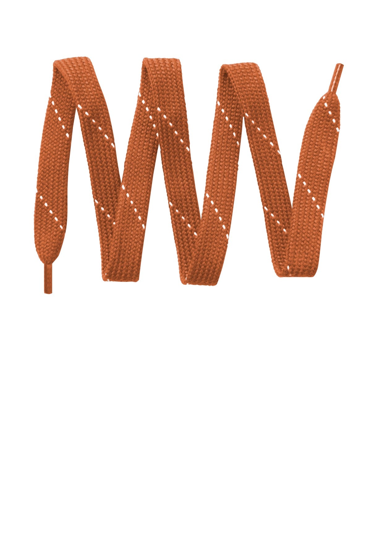 Sport-Tek Laces. LACE in Texas Orange/ White