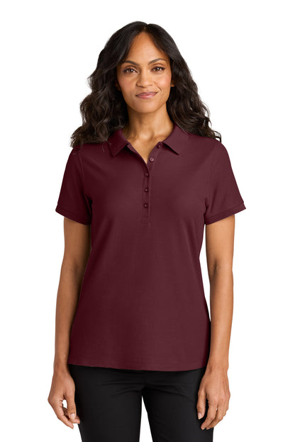 Port Authority Women's Wearever Signature Pique Polo LK200 in Burgundy