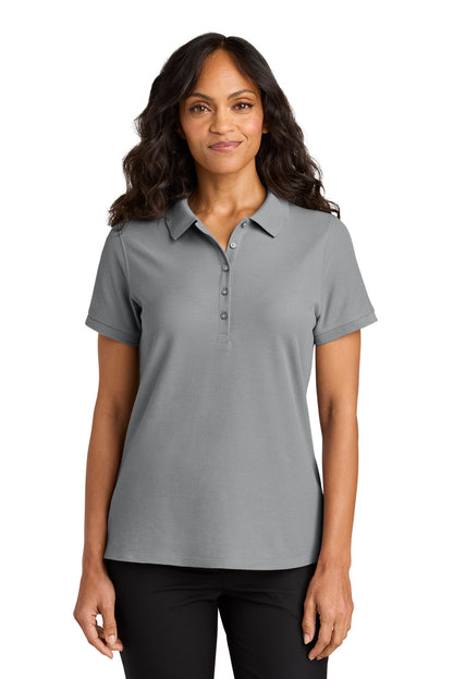 Port Authority Women's Wearever Signature Pique Polo LK200 in Gusty Grey