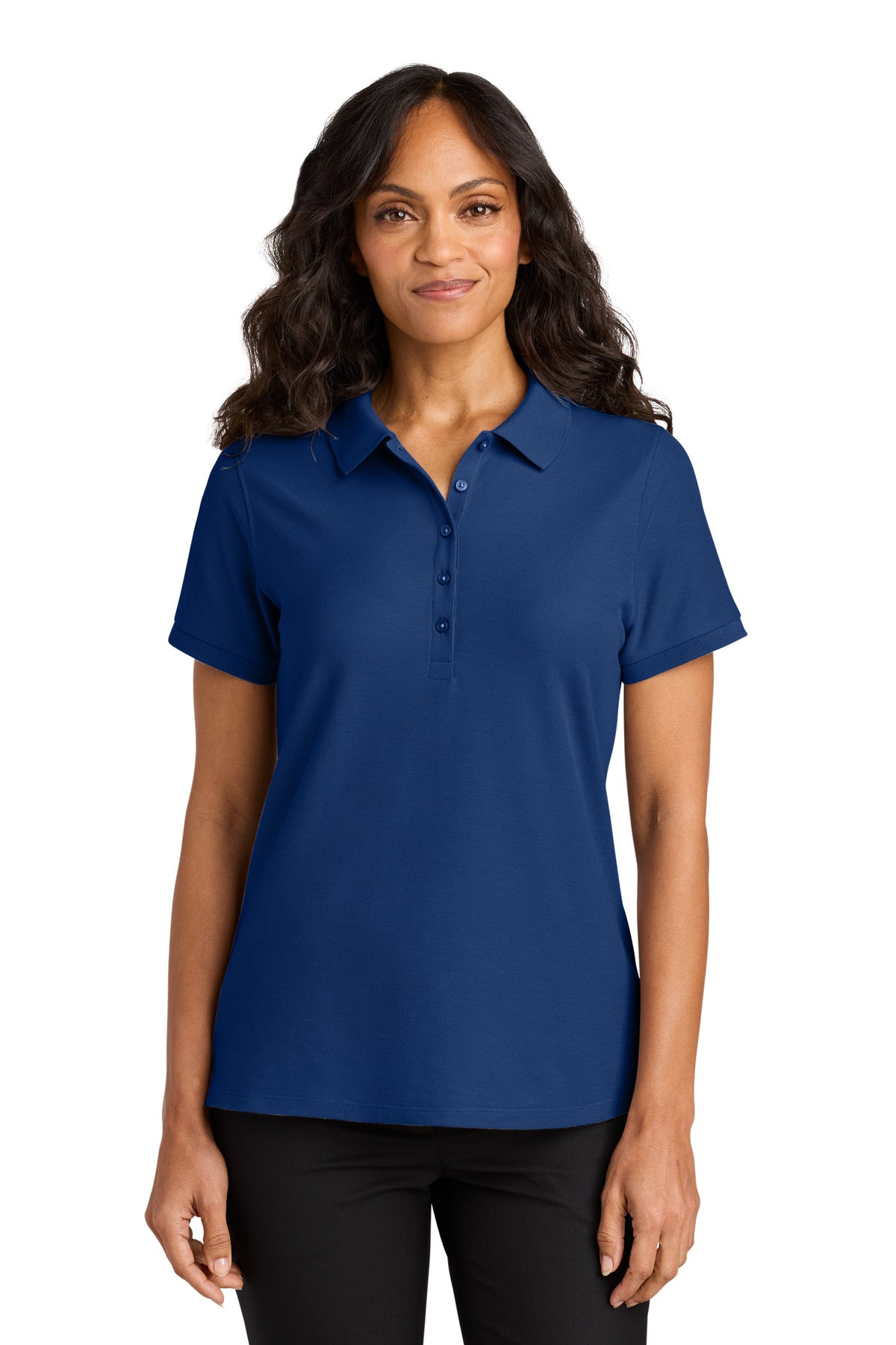 Port Authority Women's Wearever Signature Pique Polo LK200 in Royal