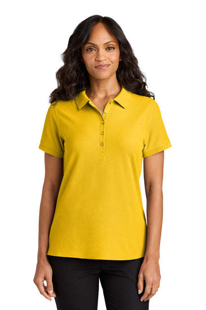Port Authority Women's Wearever Signature Pique Polo LK200 in Sunflower Yellow