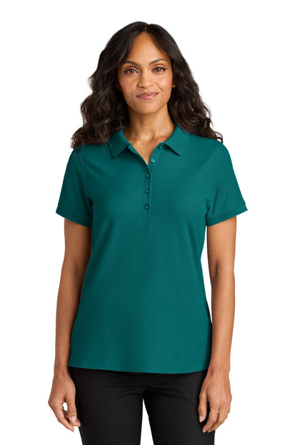 Port Authority Women's Wearever Signature Pique Polo LK200 in Teal Green