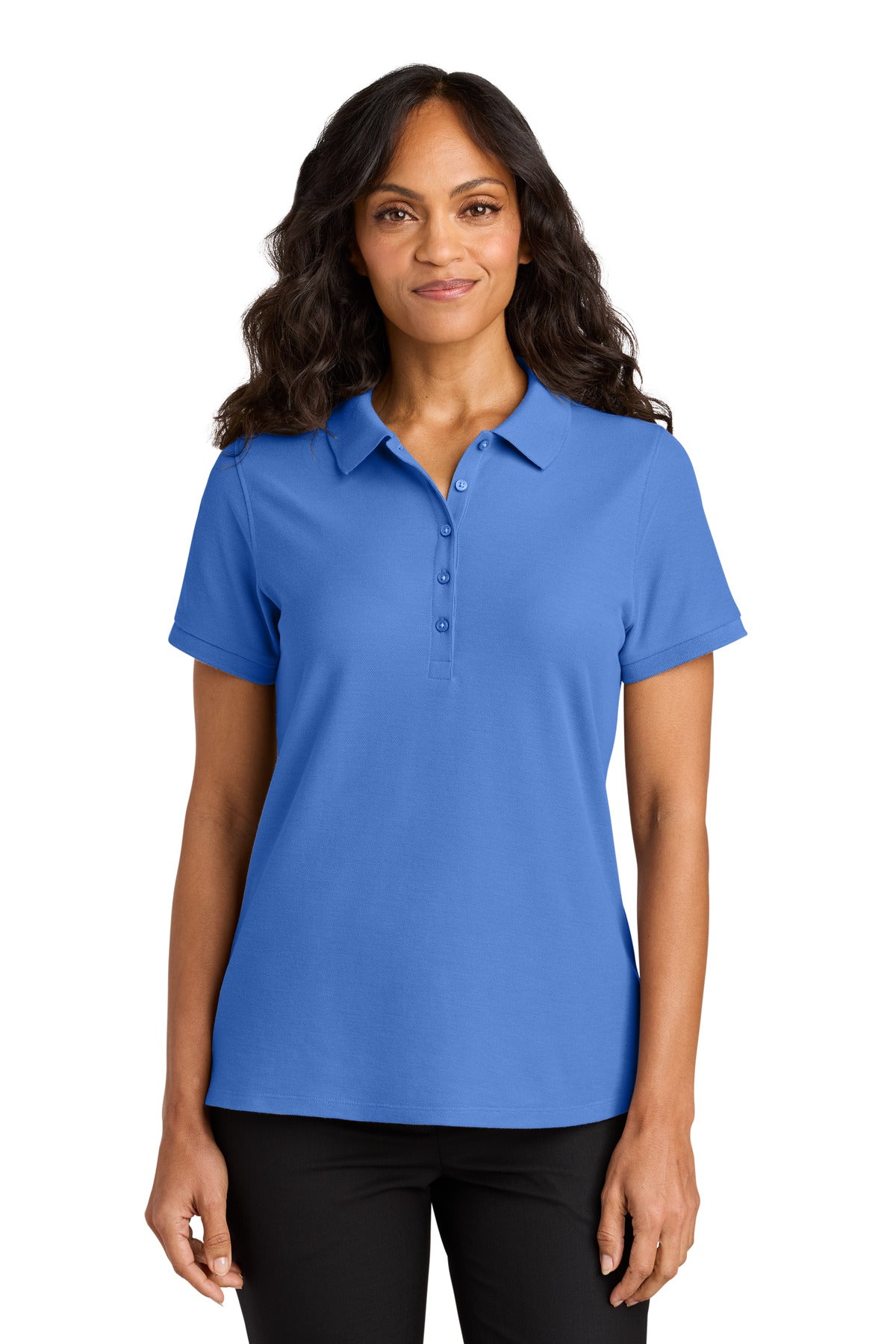 Port Authority Women's Wearever Signature Pique Polo LK200 in Ultramarine Blue