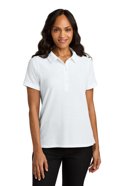 Port Authority Women's Wearever Signature Pique Polo LK200 in White