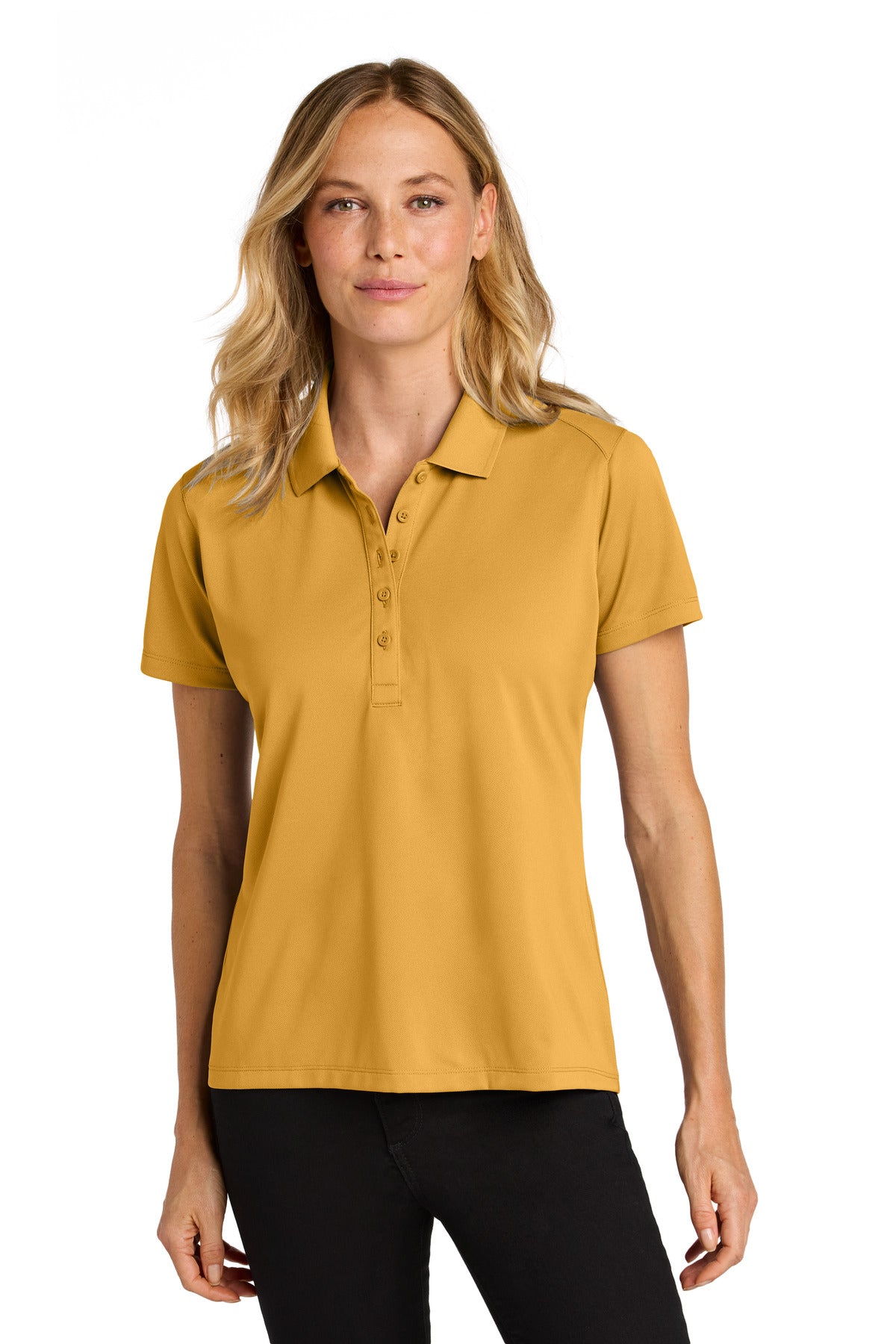Port Authority Women's Wearever Performance Pique Polo LK240 in Gold