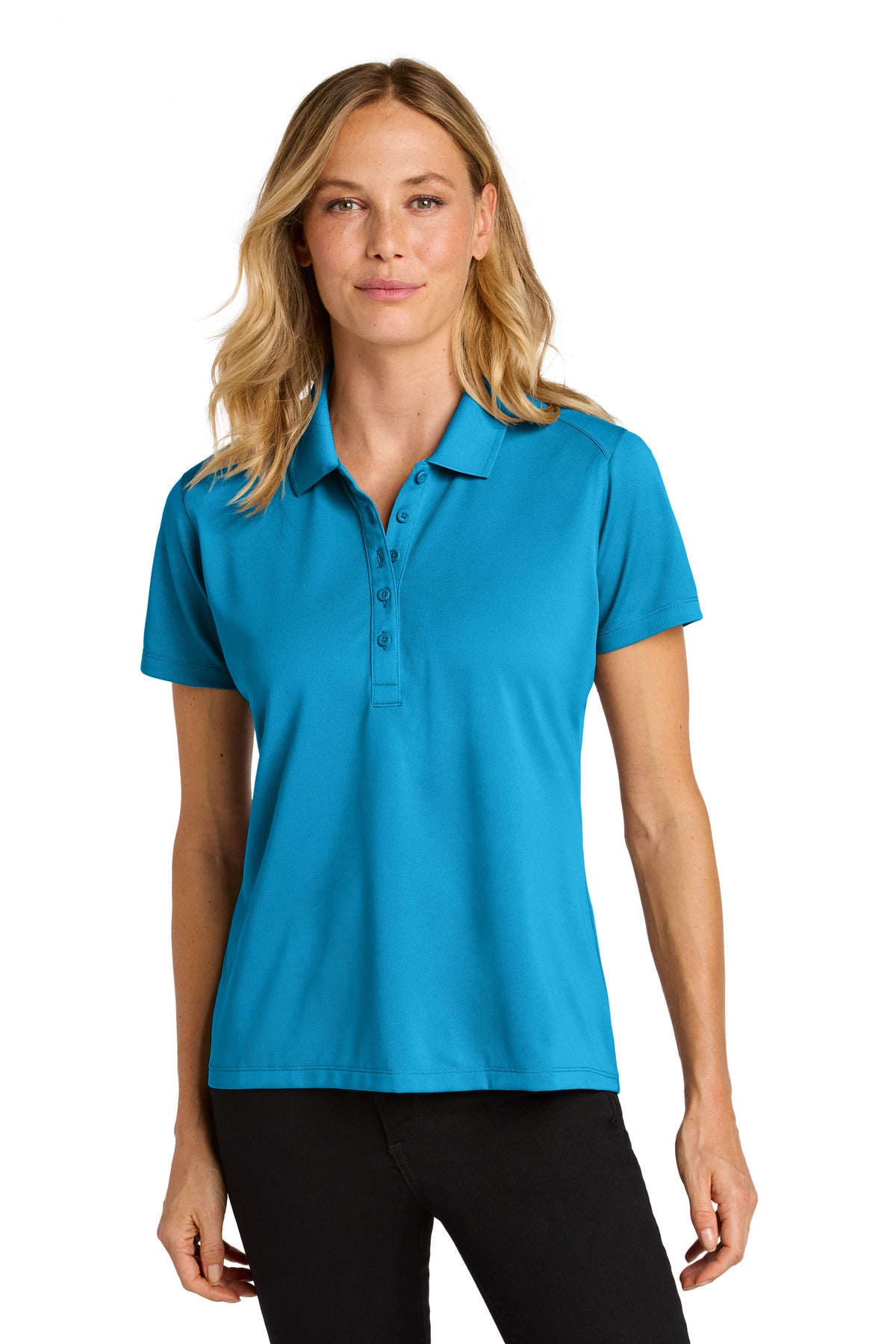 Port Authority Women's Wearever Performance Pique Polo LK240 in Parcel Blue