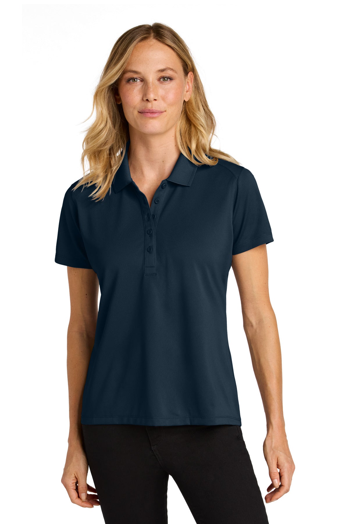 Port Authority Women's Wearever Performance Pique Polo LK240 in River Blue Navy