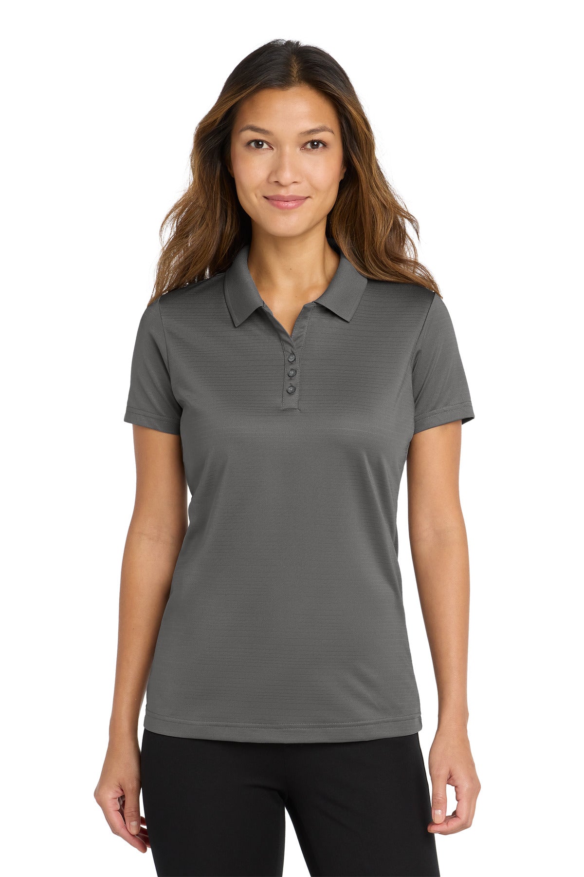 Port Authority  Women's Eclipse Stretch Polo. LK587 in Shadow Grey