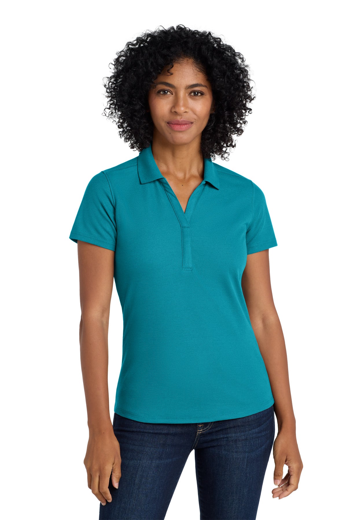 Port Authority  Women's EZPerformance  Pique Polo. LK600 in Teal