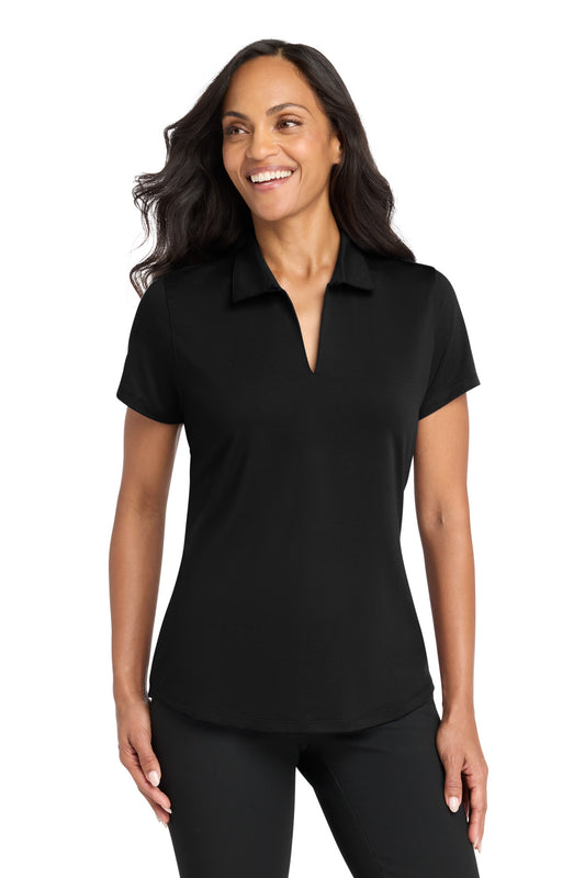 Port Authority Women's City Stretch Polo LK683 in Black