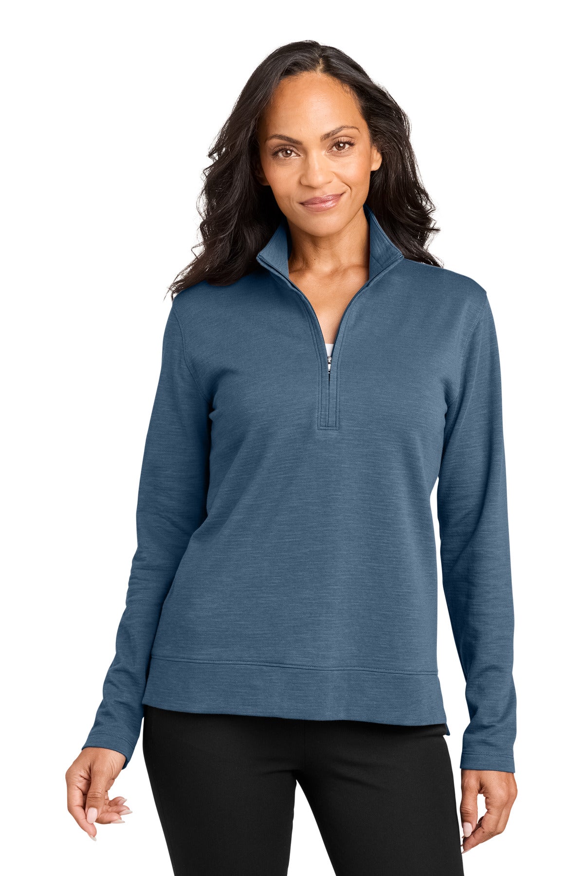 Port Authority Women's Breakwater 1/4-Zip LK821 in Dusk Blue