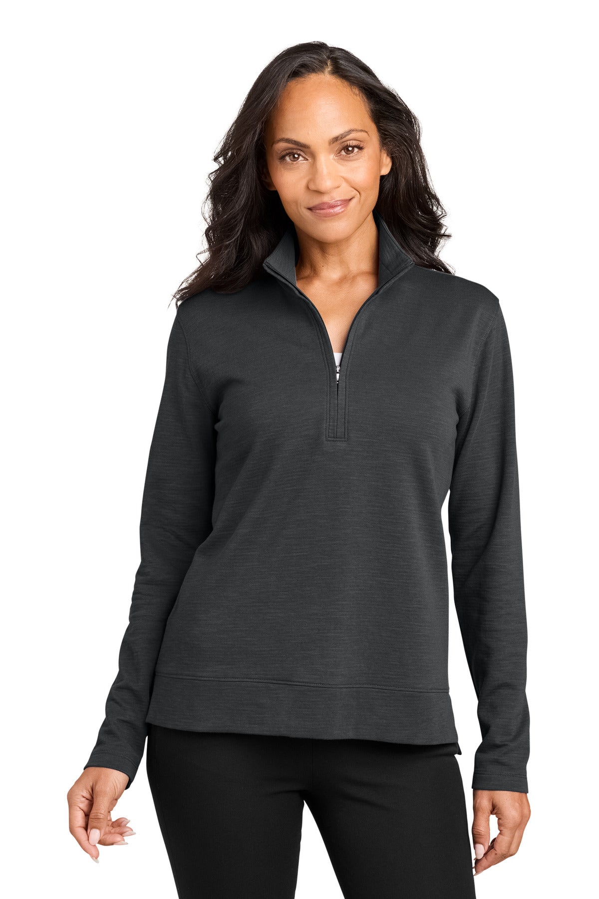 Port Authority Women's Breakwater 1/4-Zip LK821 in Grey Steel