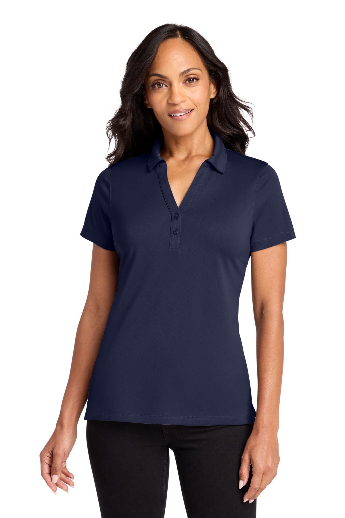 Port Authority Women's C-FREE Performance Polo LK863 in True Navy