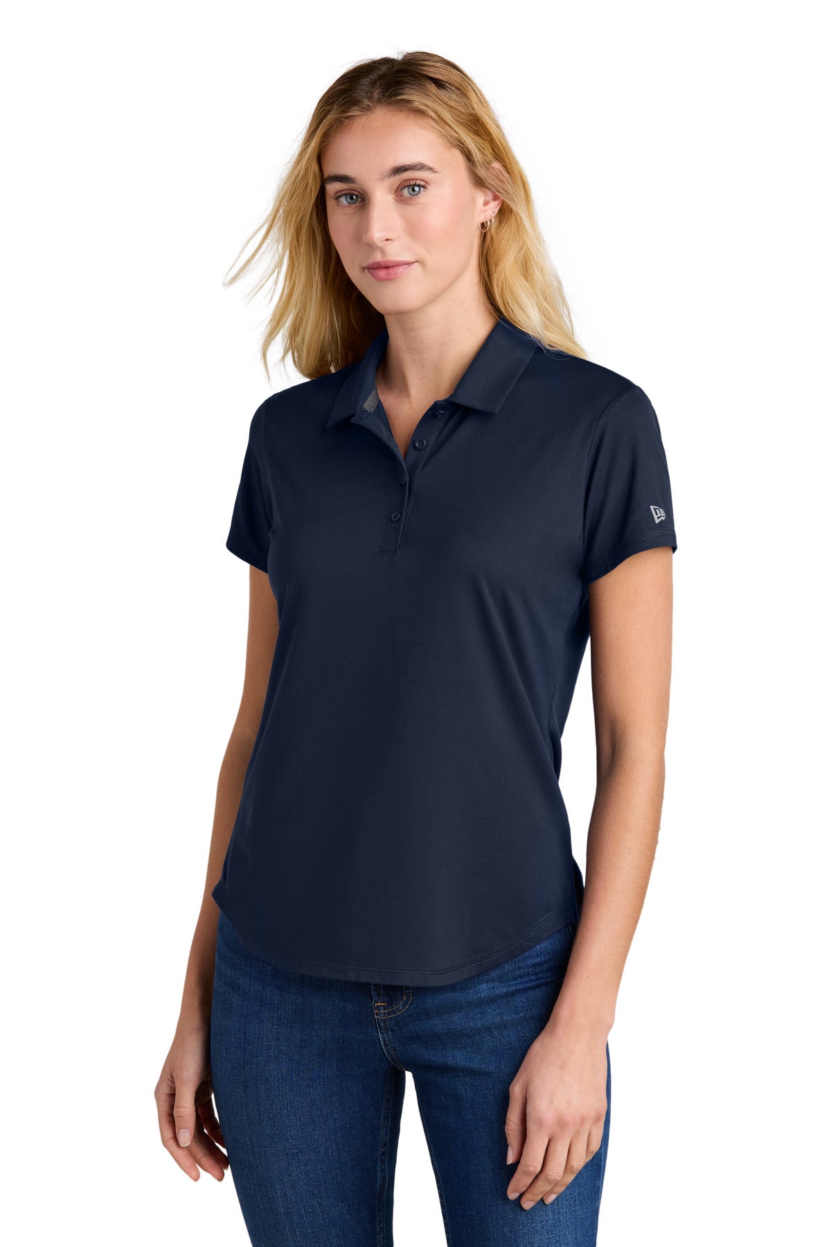 New Era Women's Power Polo LNEA225 in True Navy