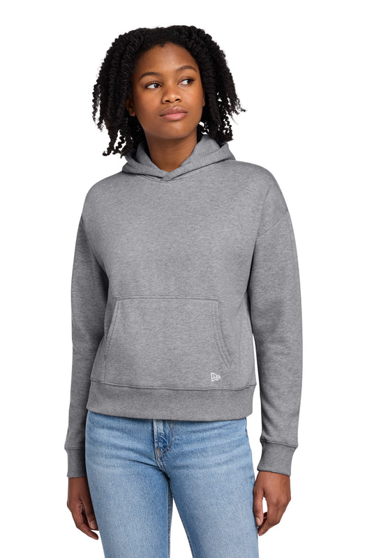 New Era Women's Comeback Fleece Pullover Hoodie LNEA550 in Athletic Heather