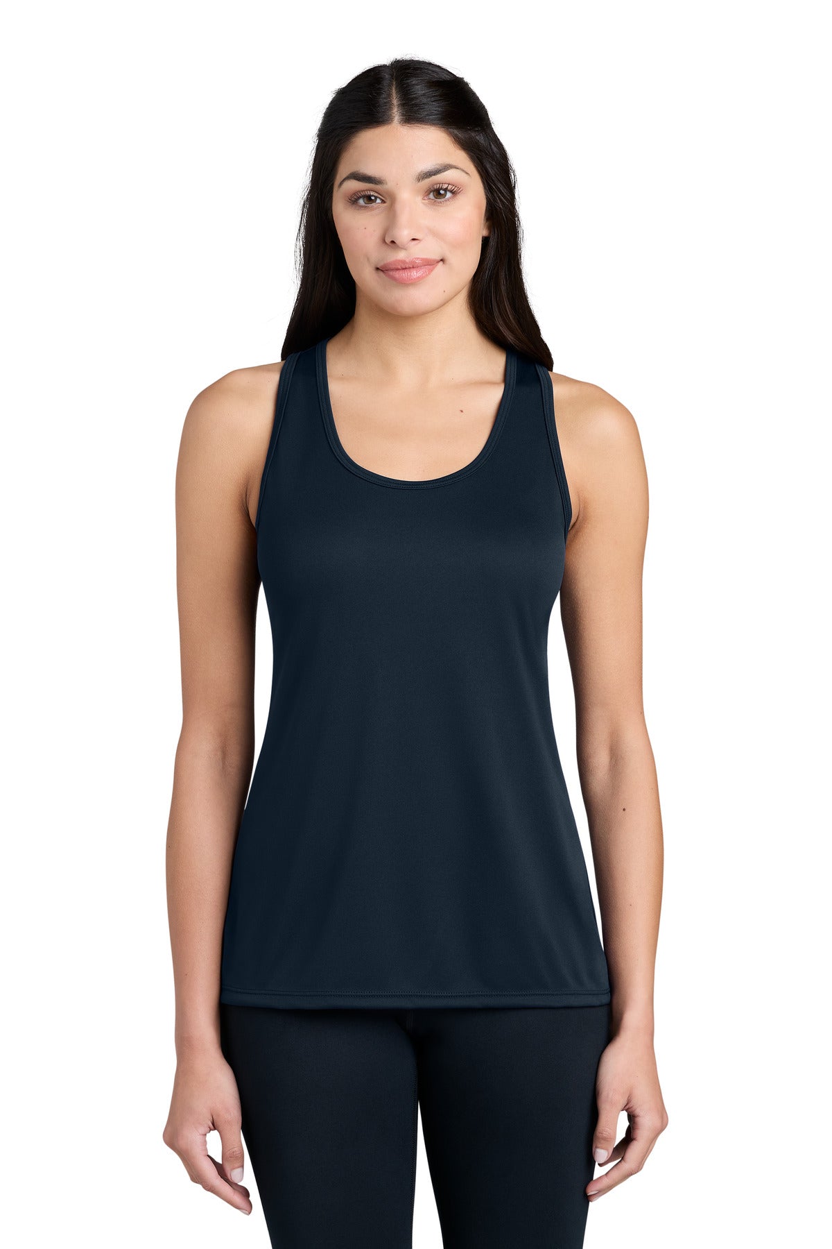 Port & Co Women's Performance Tank LPC380TT in True Navy