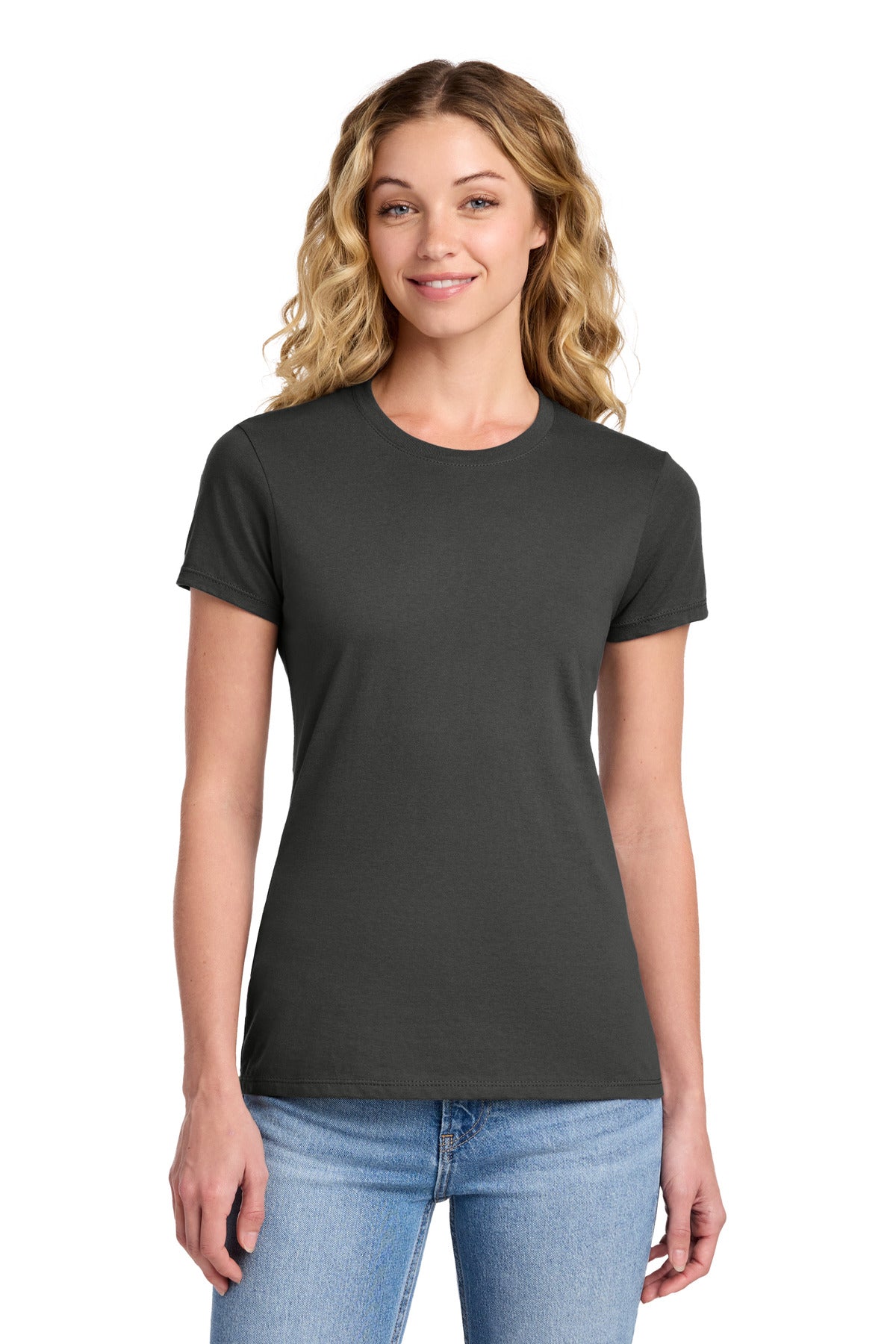 Port & Co Women's Fan Favorite Tee. LPC450 in Charcoal