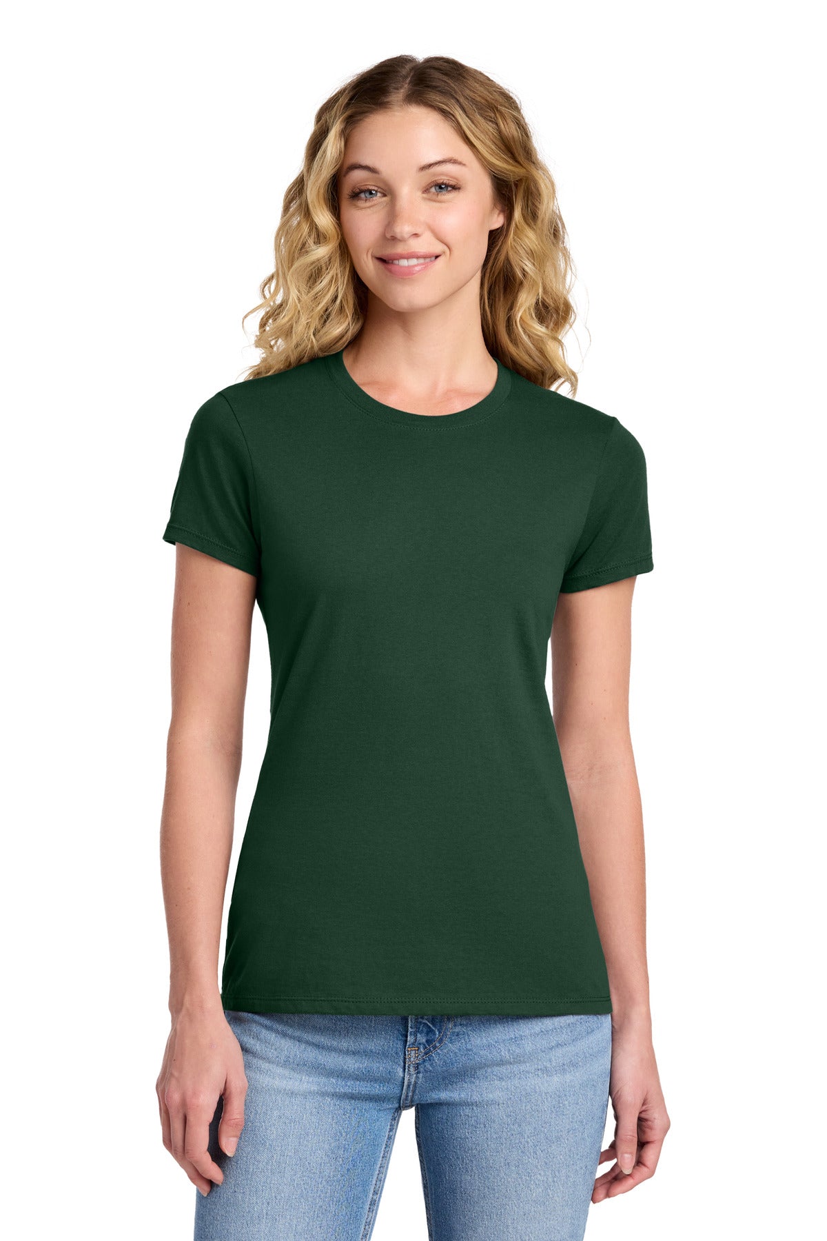 Port & Co Women's Fan Favorite Tee. LPC450 in Forest Green