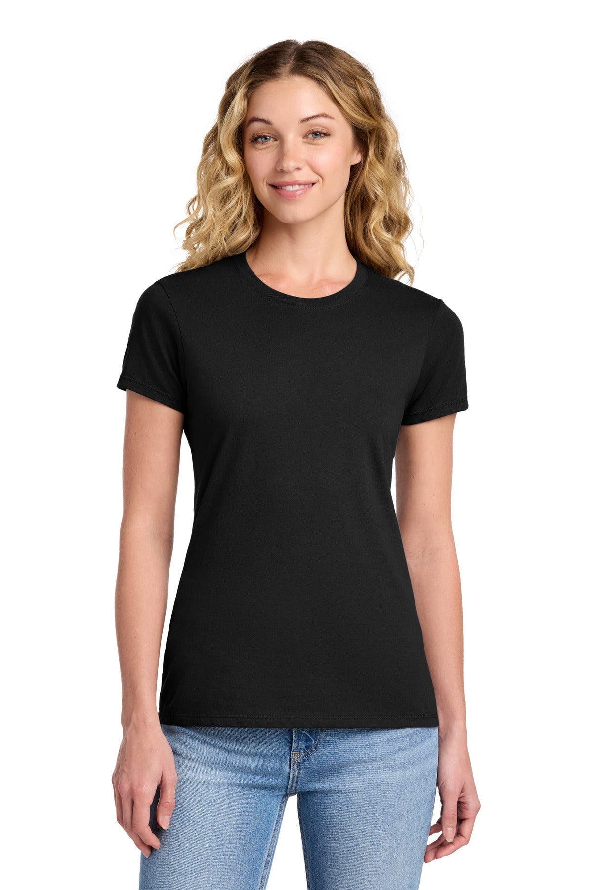Port & Co Women's Fan Favorite Tee. LPC450 in Jet Black