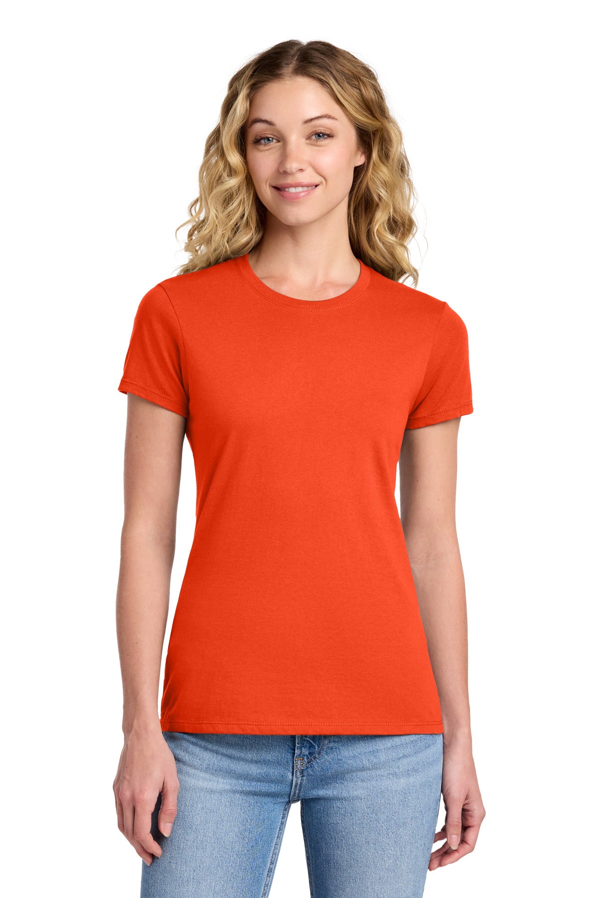 Port & Co Women's Fan Favorite Tee. LPC450 in Orange