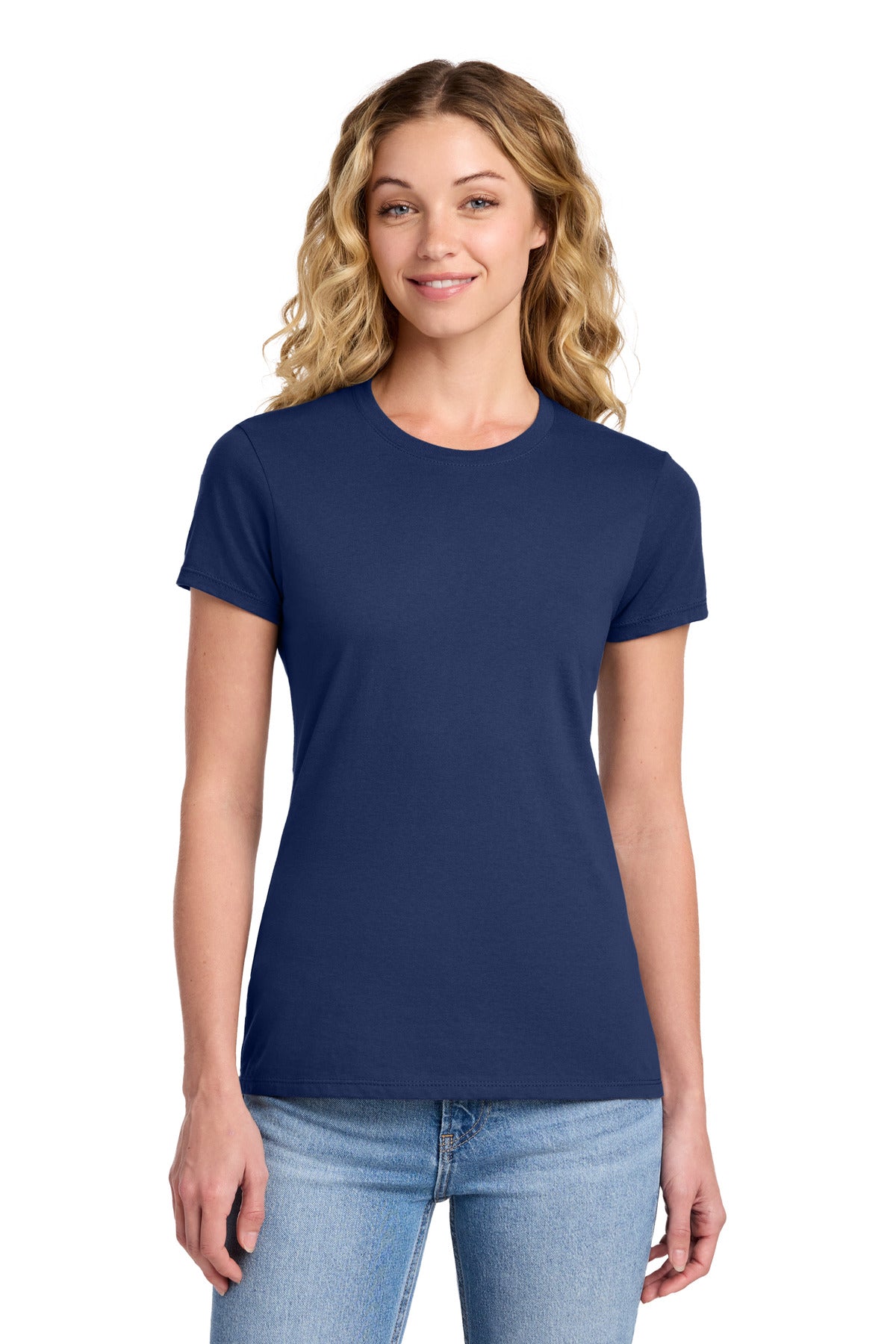 Port & Co Women's Fan Favorite Tee. LPC450 in Team Navy
