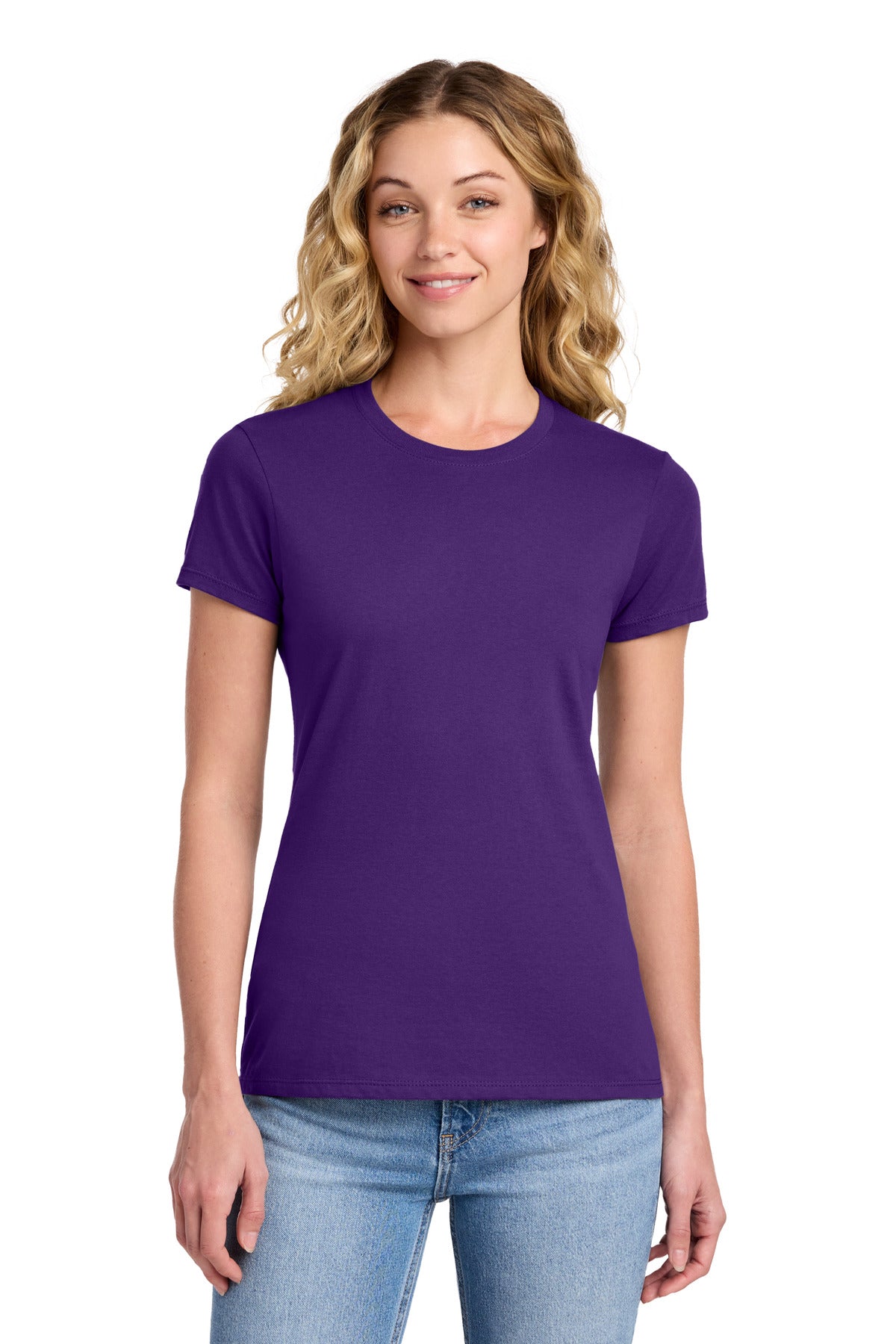 Port & Co Women's Fan Favorite Tee. LPC450 in Team Purple