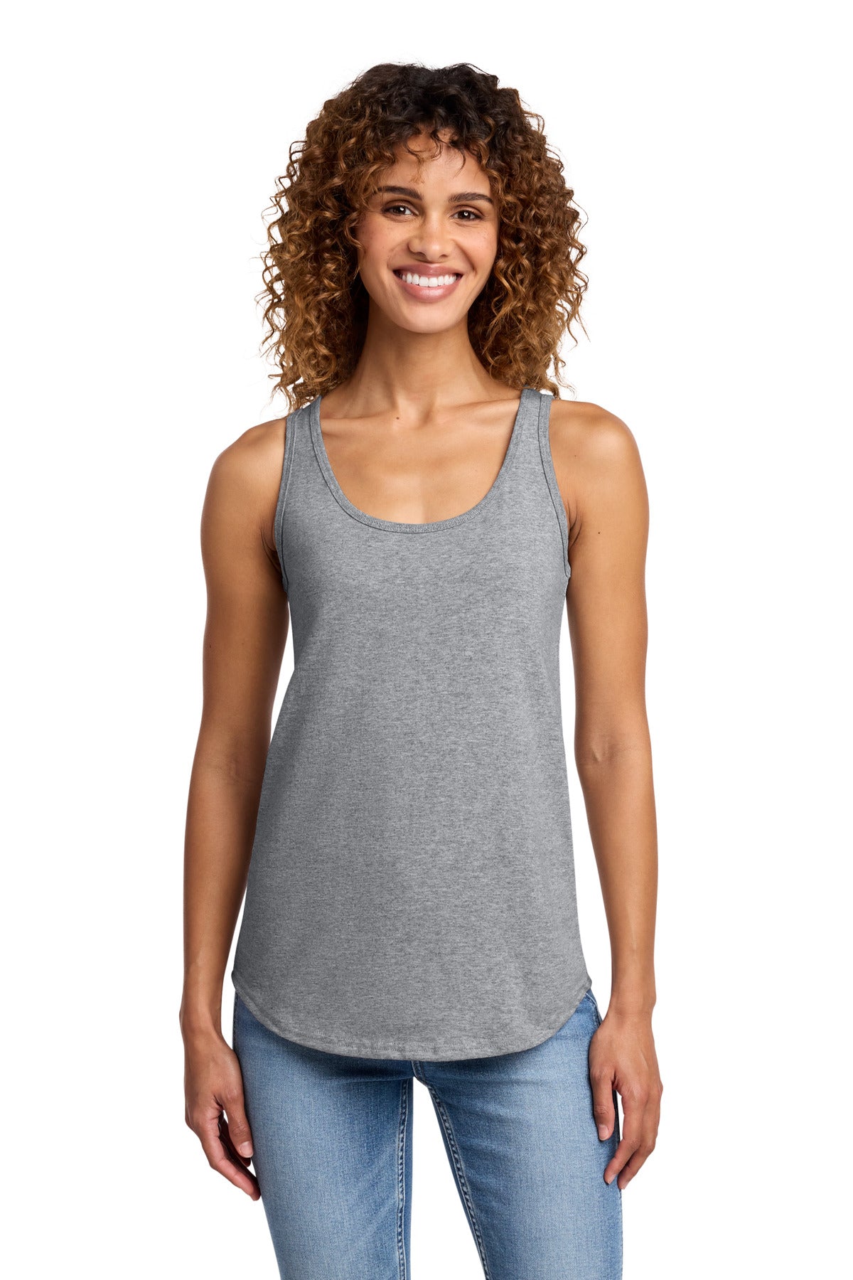 Port & Co Women's Core Cotton Tank Top.  LPC54TT in Athletic Heather