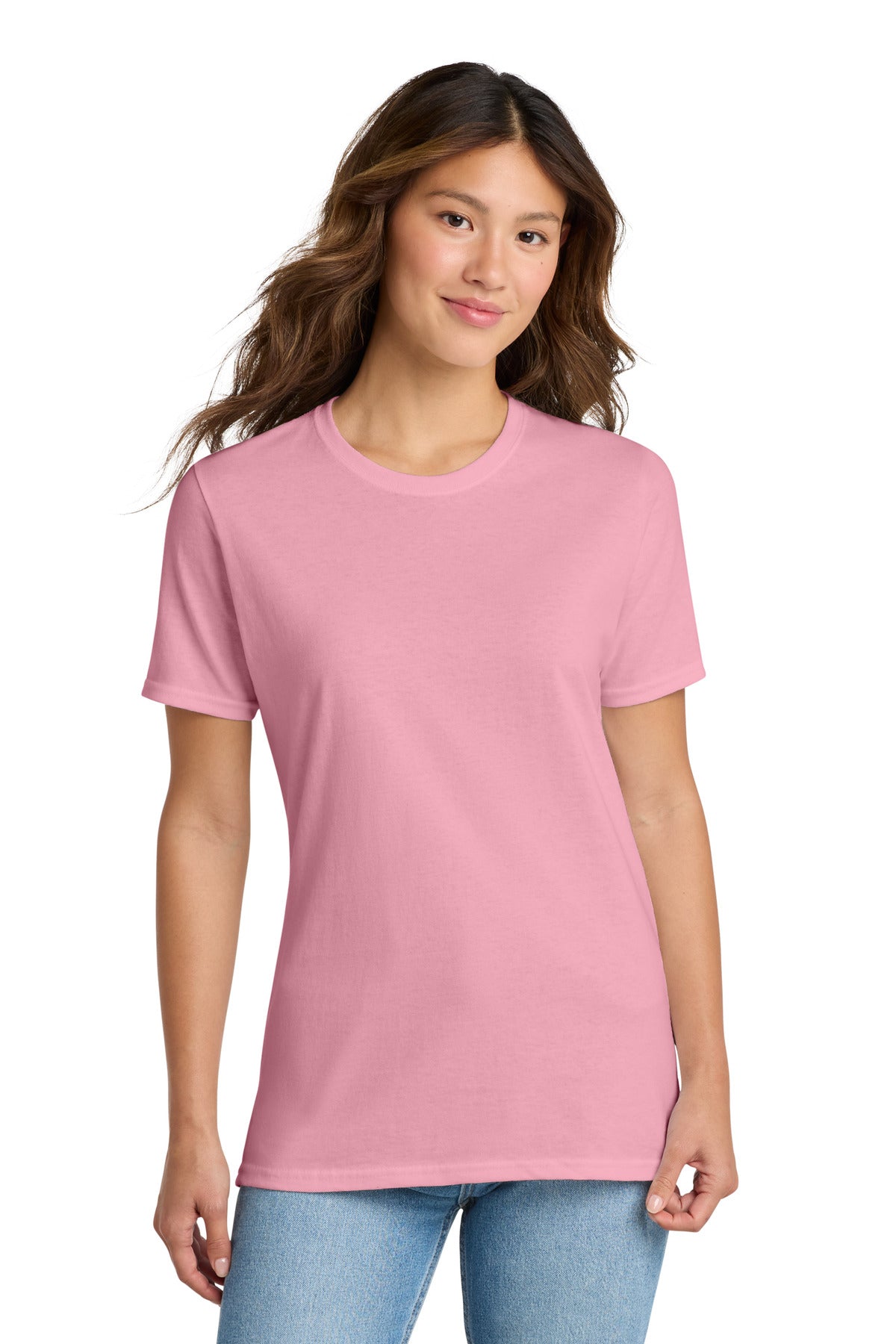 Port & Co Women's Core Cotton Tee. LPC54 in Candy Pink