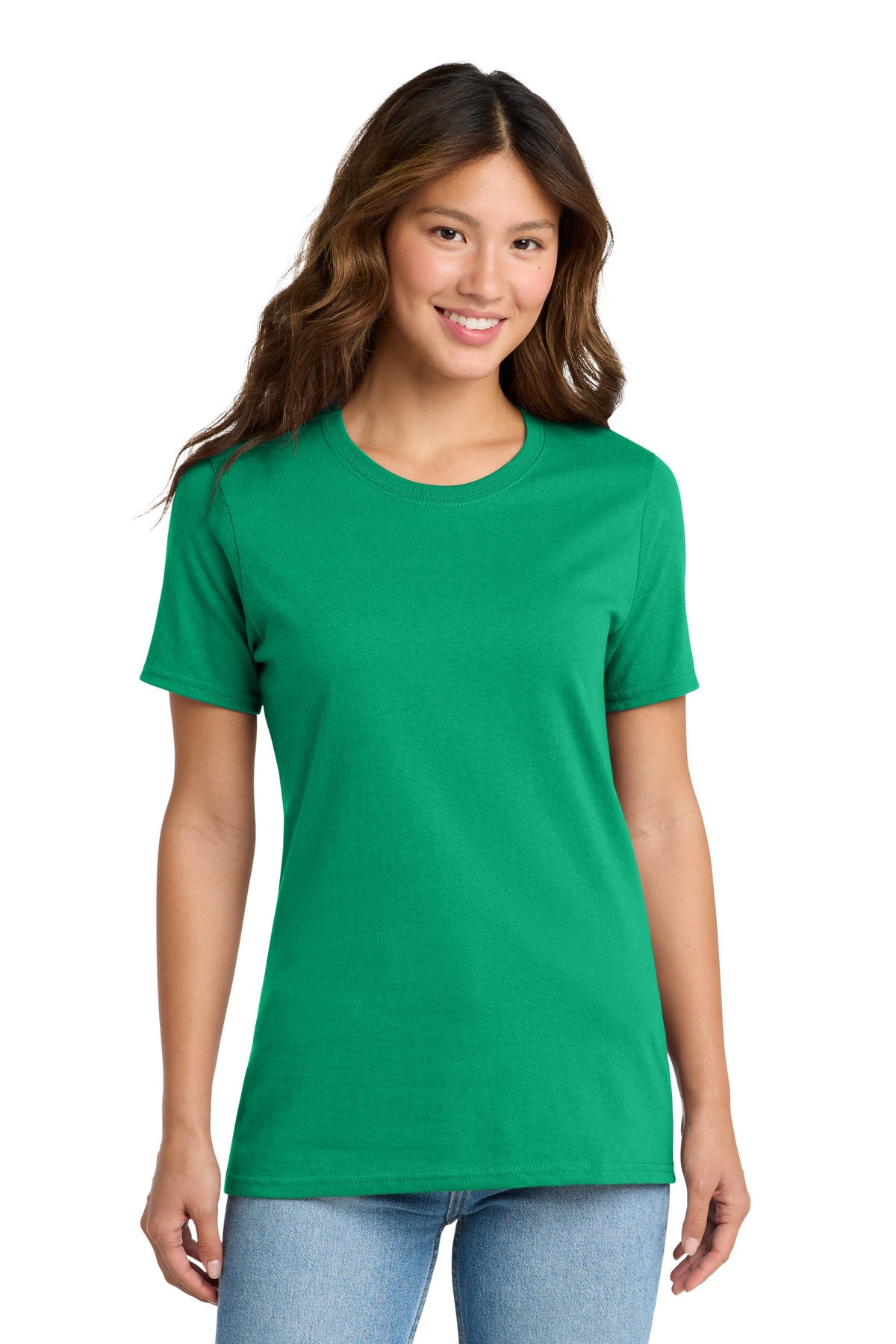 Port & Co Women's Core Cotton Tee. LPC54 in Kelly
