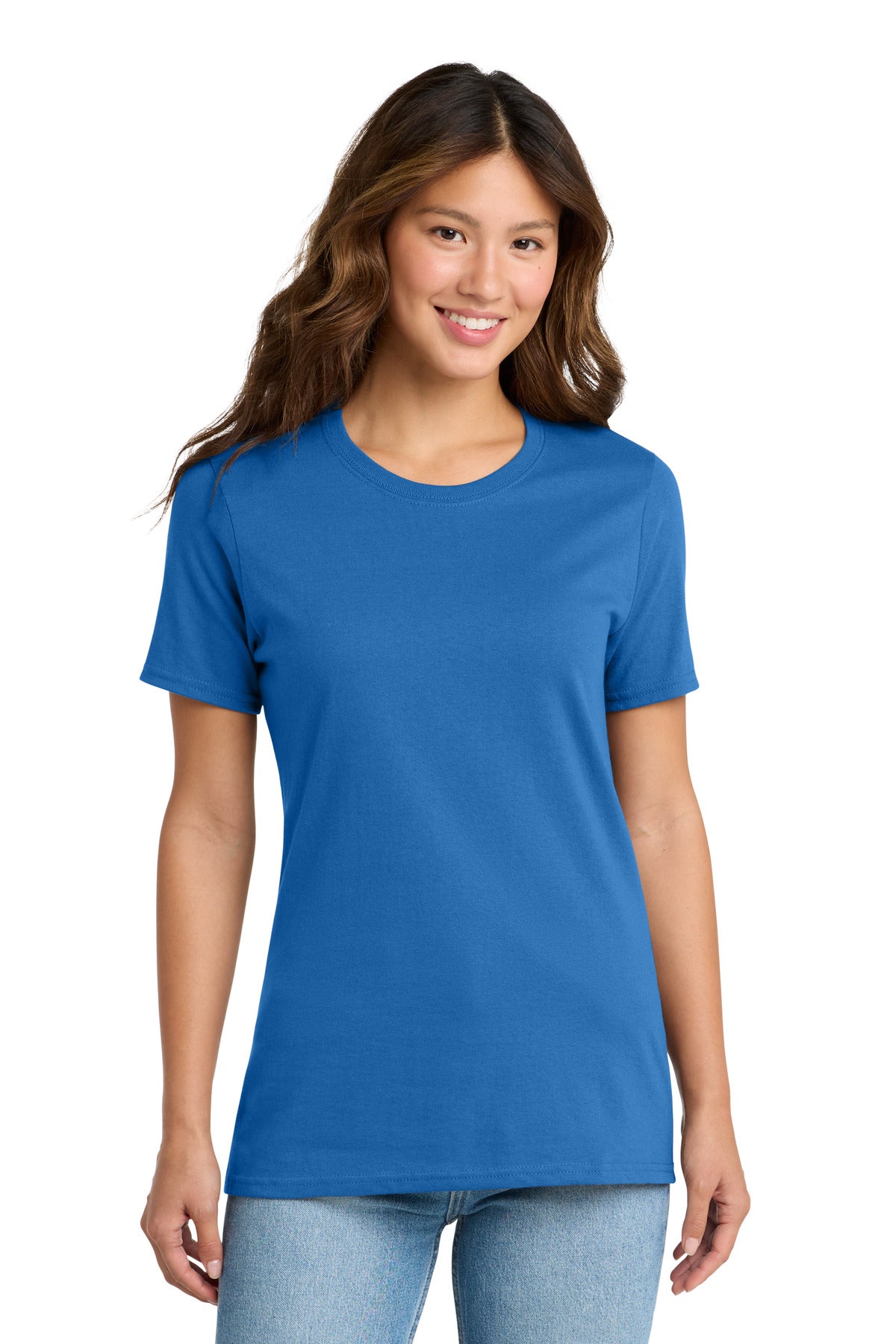 Port & Co Women's Core Cotton Tee. LPC54 in Royal