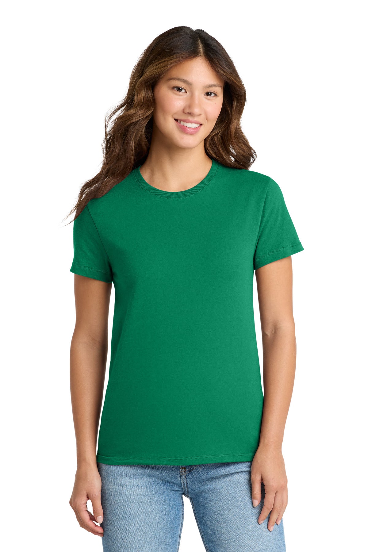 Port & Co Women's Essential Tee. LPC61 in Kelly