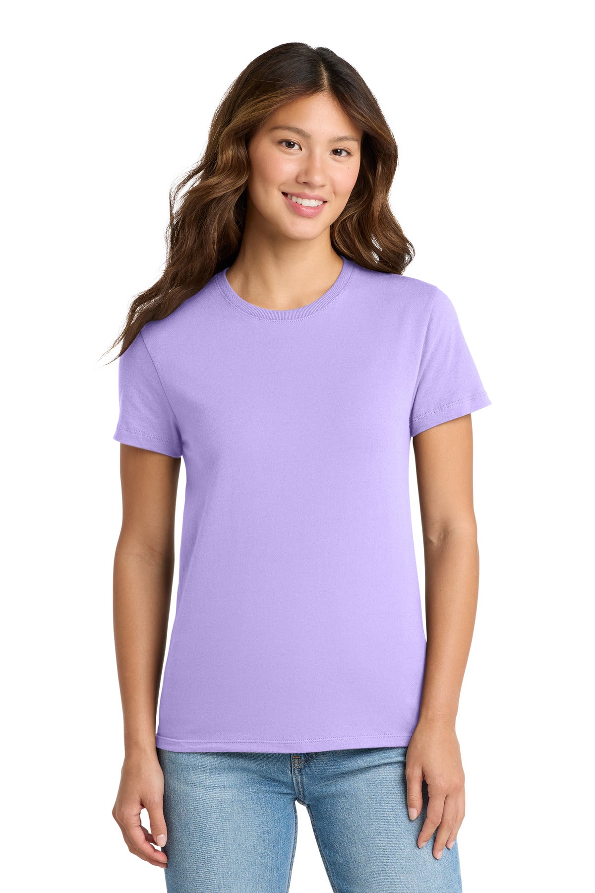 Port & Co Women's Essential Tee. LPC61 in Lavender