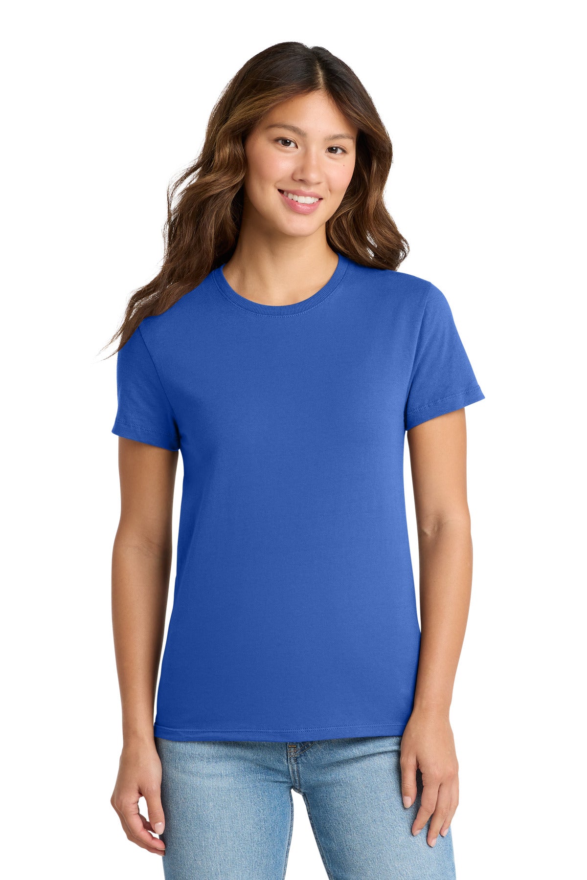 Port & Co Women's Essential Tee. LPC61 in Royal