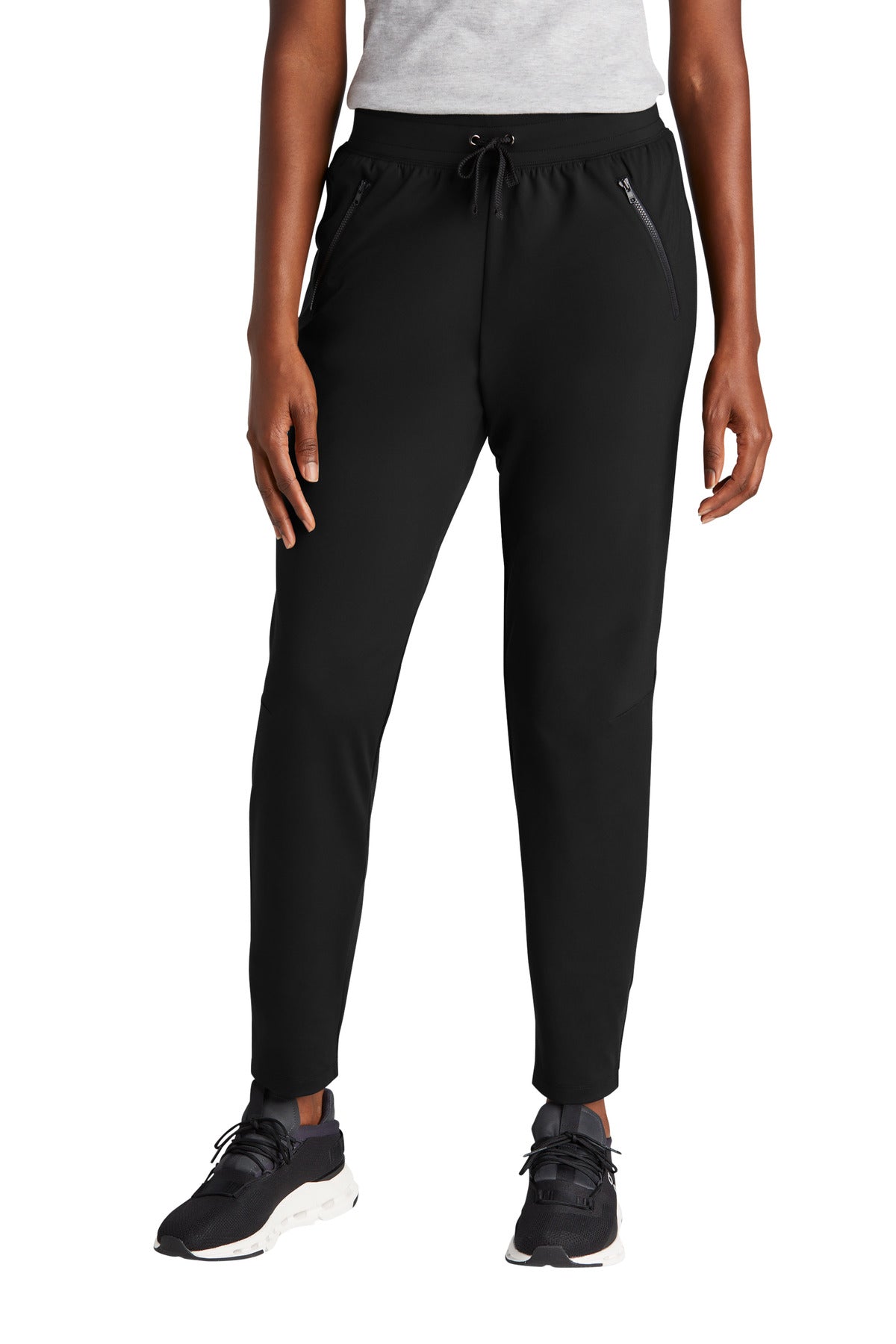 Sport-Tek Women's Circuit Jogger LPST871 in Deep Black