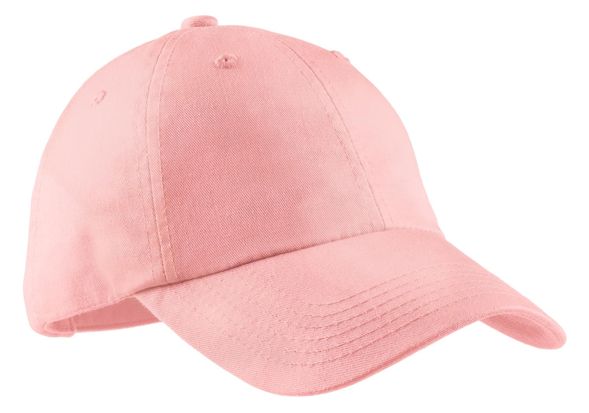 Port Authority Women's Garment-Washed Cap. LPWU in Light Pink