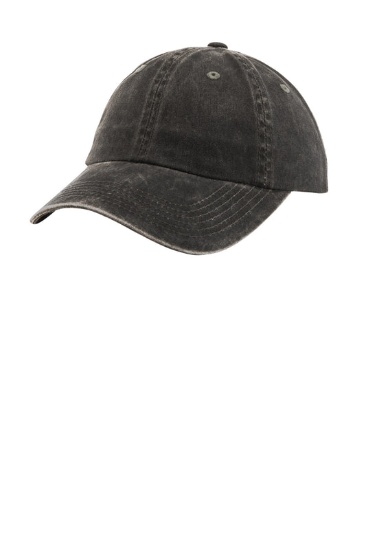 Port Authority Women's Garment-Washed Cap. LPWU in Black