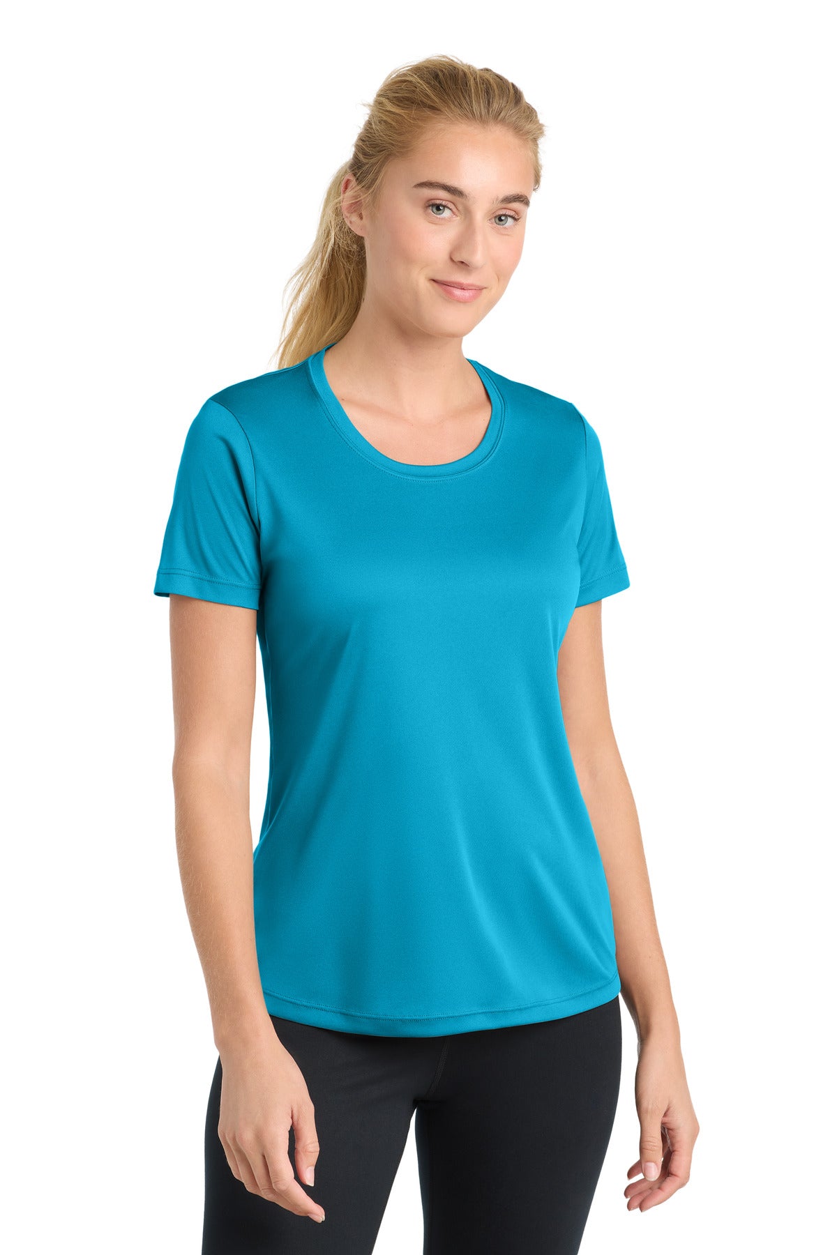 Sport-Tek Women's PosiCharge Competitor Tee. LST350 in Atomic Blue