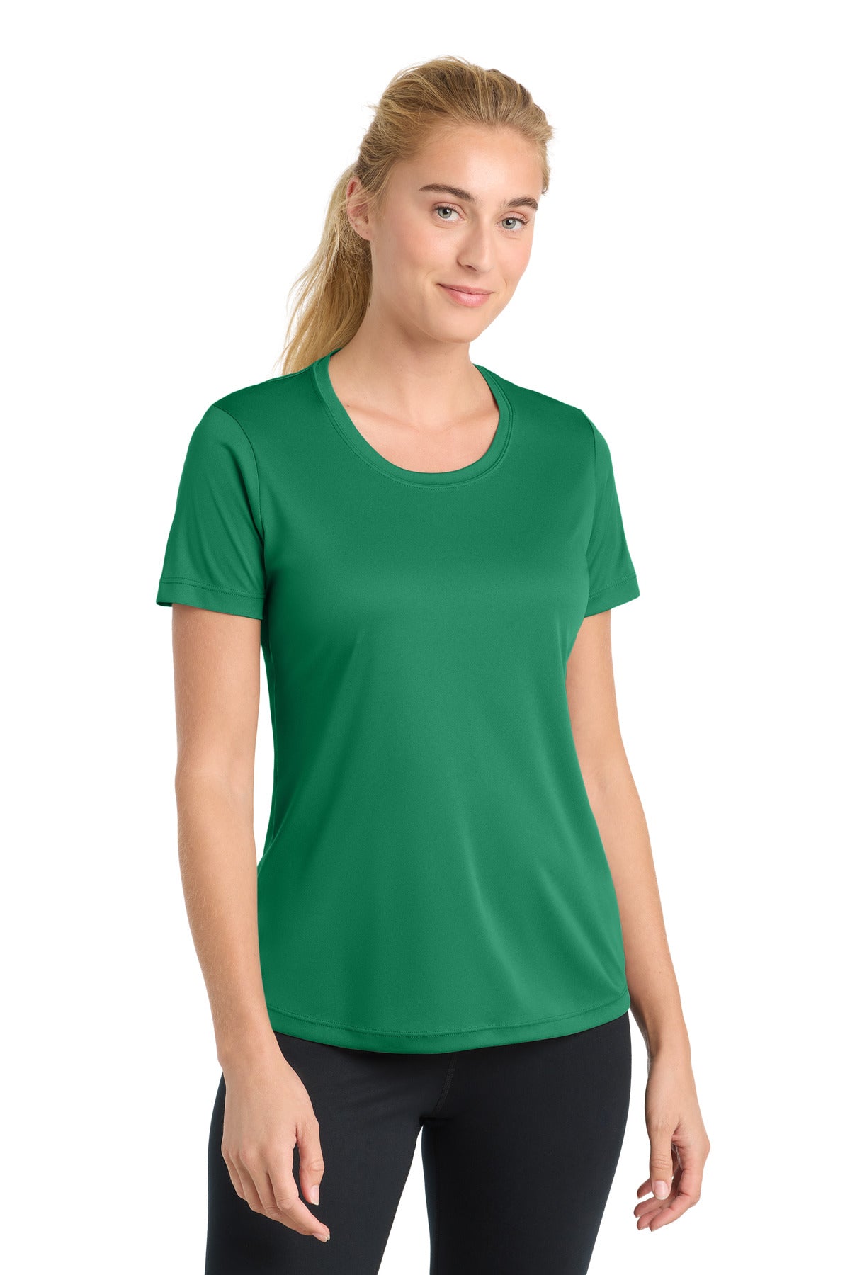 Sport-Tek Women's PosiCharge Competitor Tee. LST350 in Kelly Green