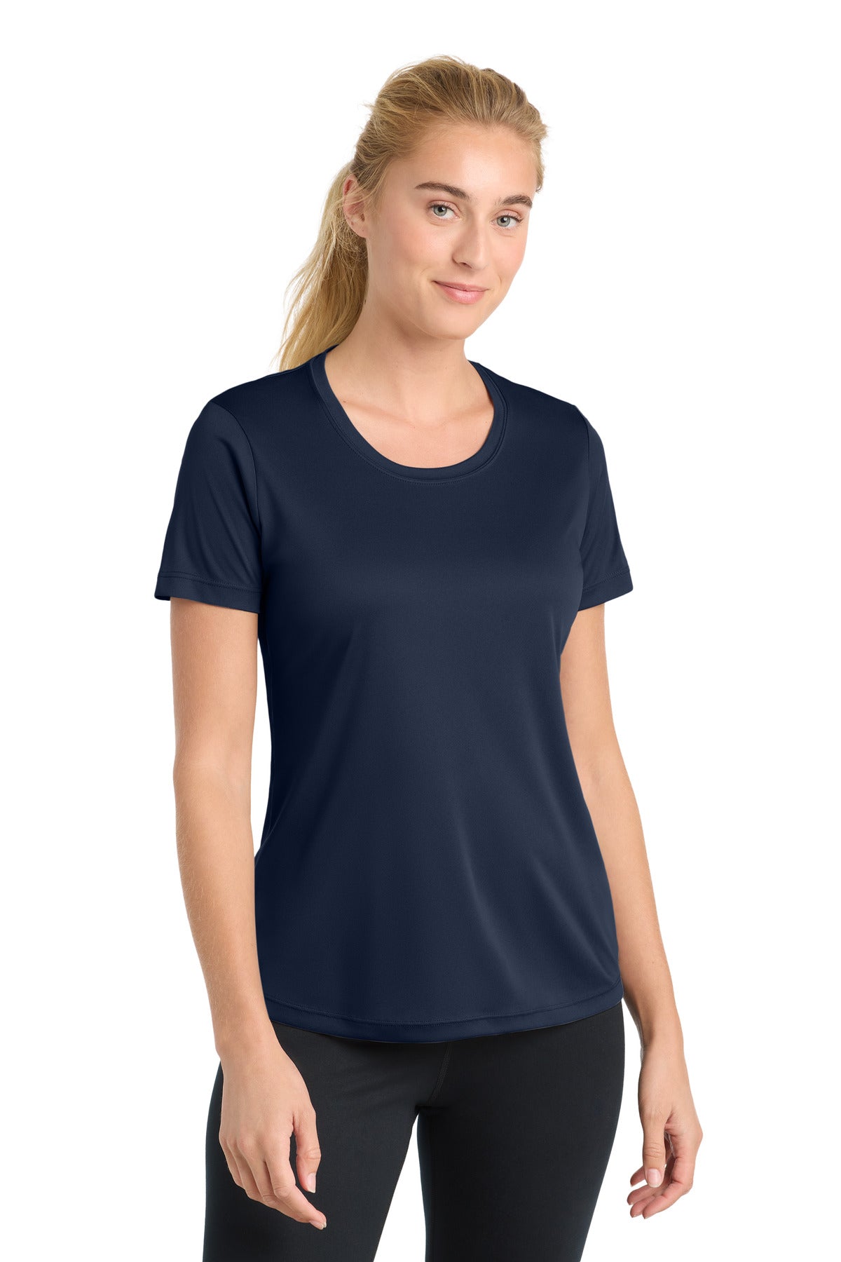 Sport-Tek Women's PosiCharge Competitor Tee. LST350 in True Navy